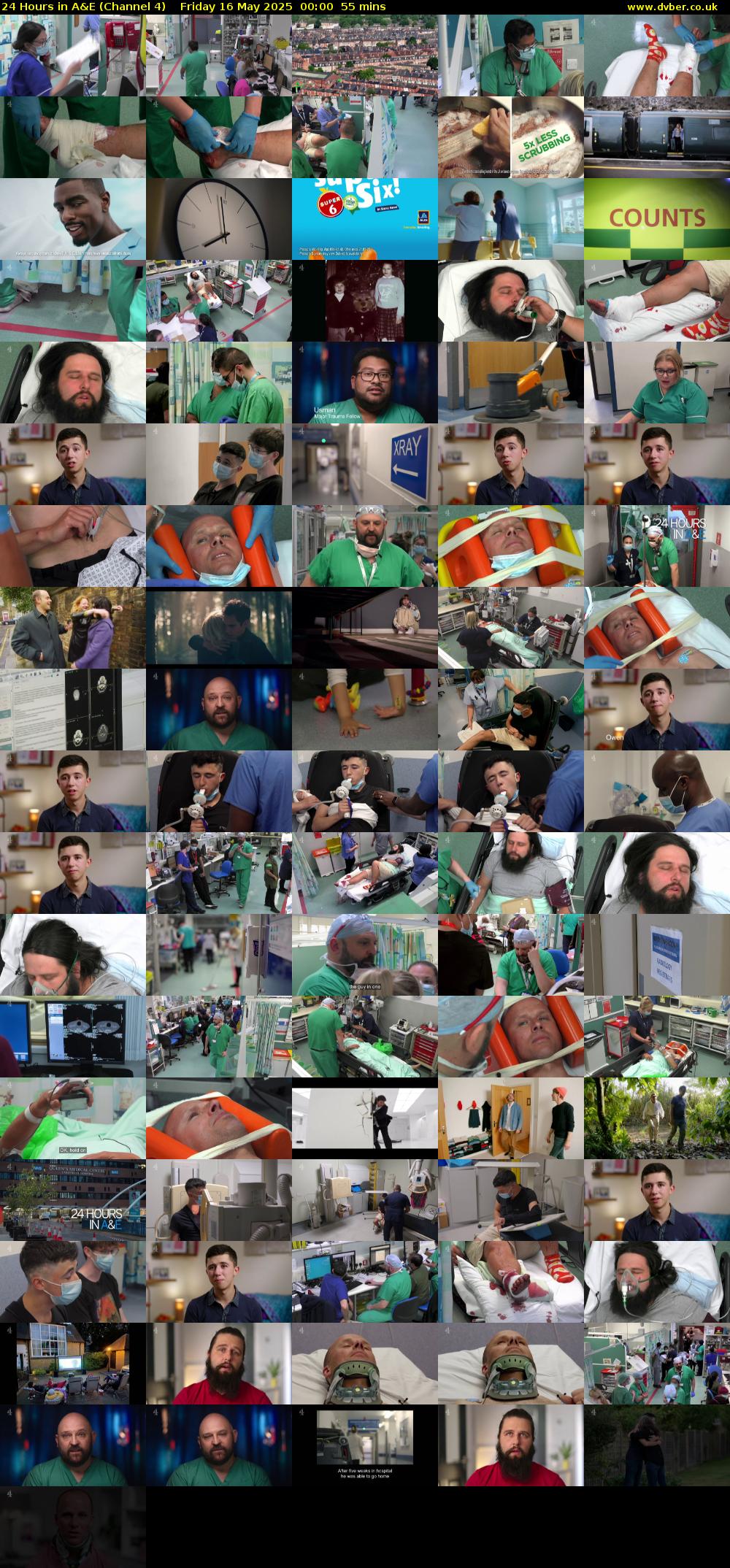 24 Hours in A&E (Channel 4) Friday 16 May 2025 00:00 - 00:55
