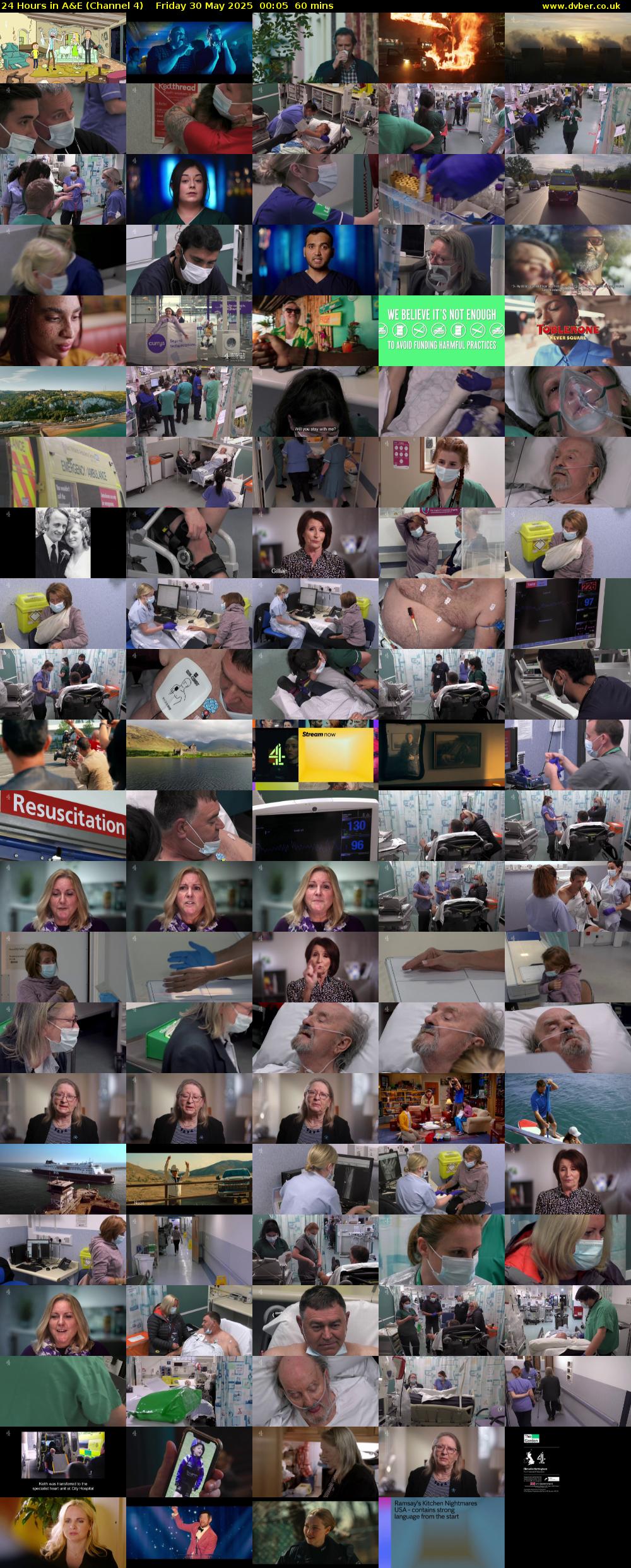 24 Hours in A&E (Channel 4) Friday 30 May 2025 00:05 - 01:05