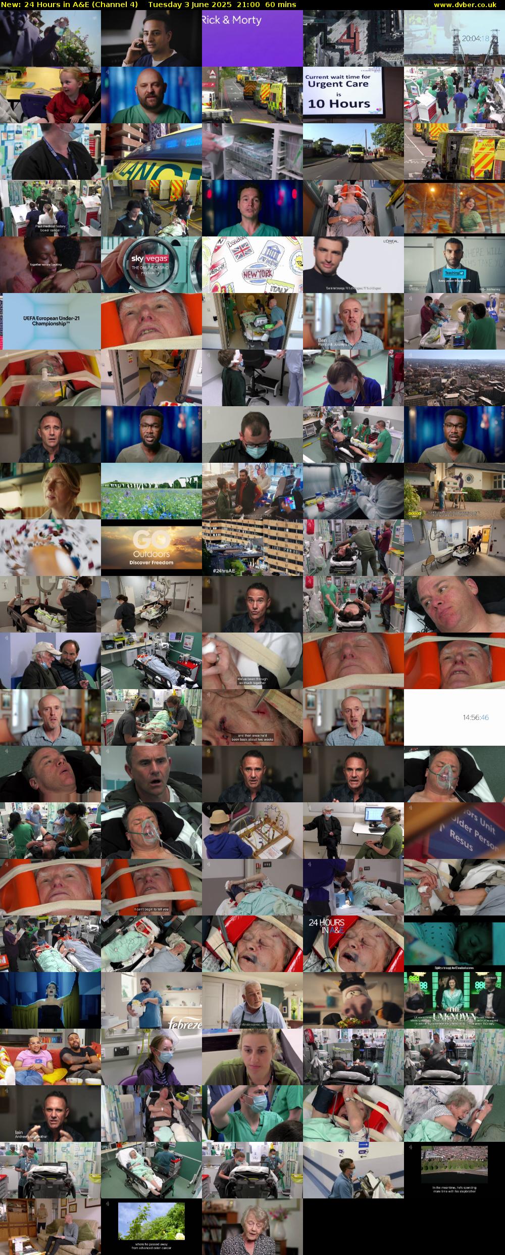 24 Hours in A&E (Channel 4) Tuesday 3 June 2025 21:00 - 22:00