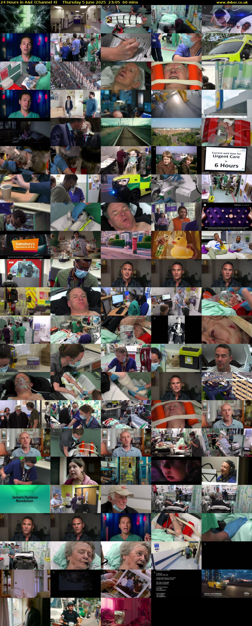 24 Hours in A&E (Channel 4) Thursday 5 June 2025 23:05 - 00:05