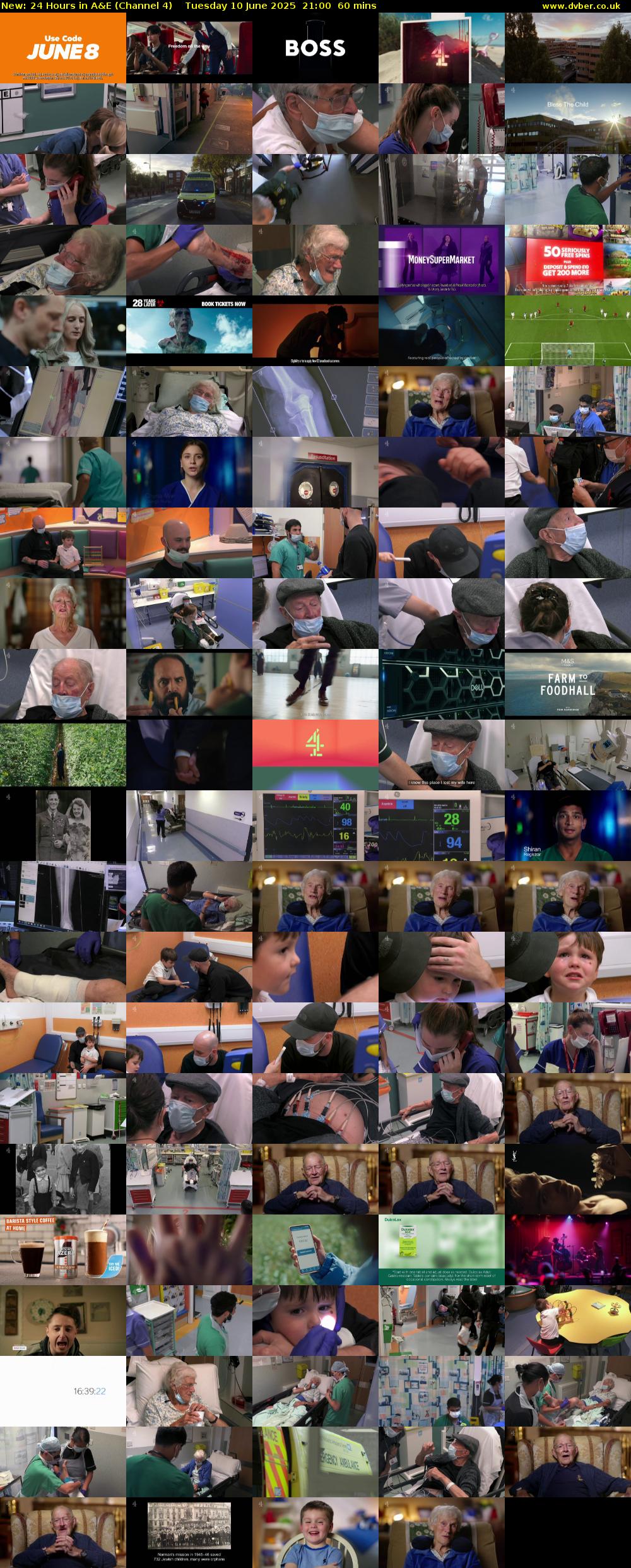 24 Hours in A&E (Channel 4) Tuesday 10 June 2025 21:00 - 22:00