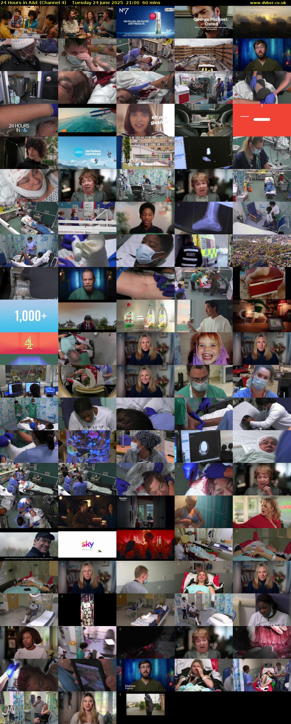 24 Hours in A&E (Channel 4) Tuesday 24 June 2025 21:00 - 22:00