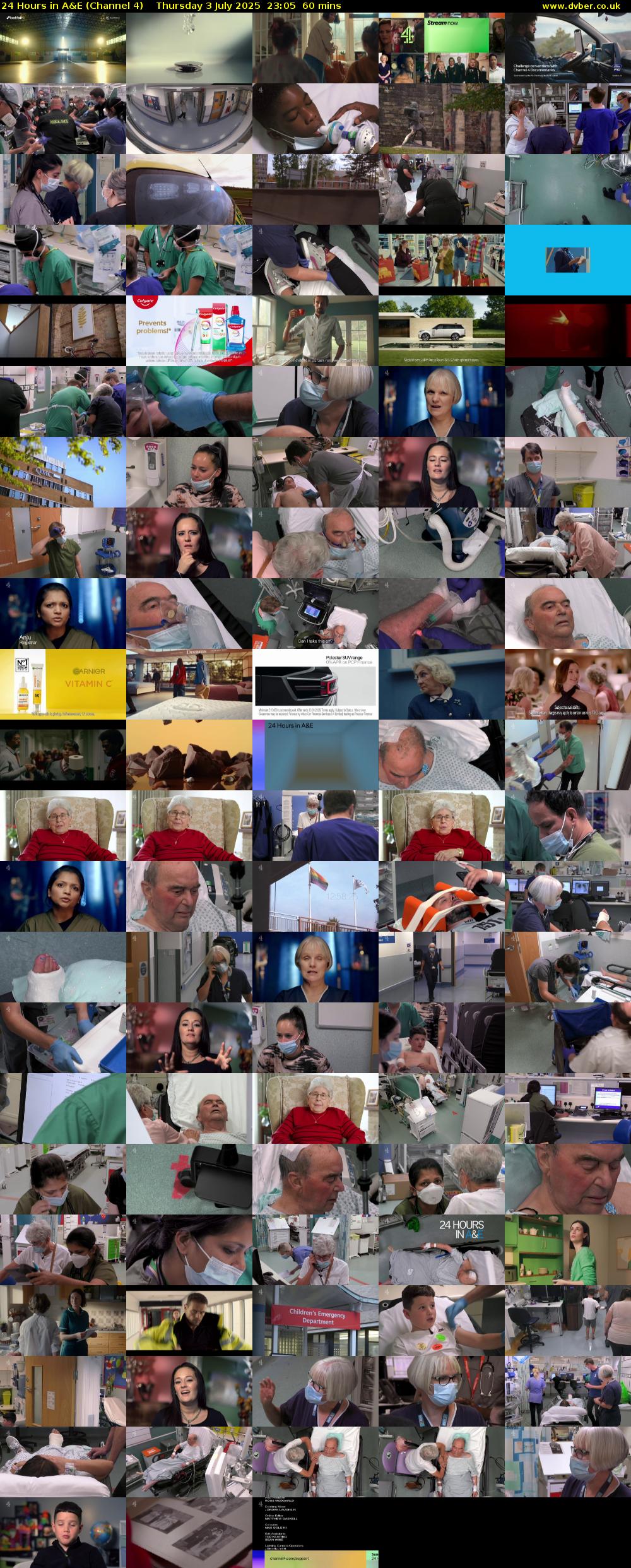 24 Hours in A&E (Channel 4) Thursday 3 July 2025 23:05 - 00:05