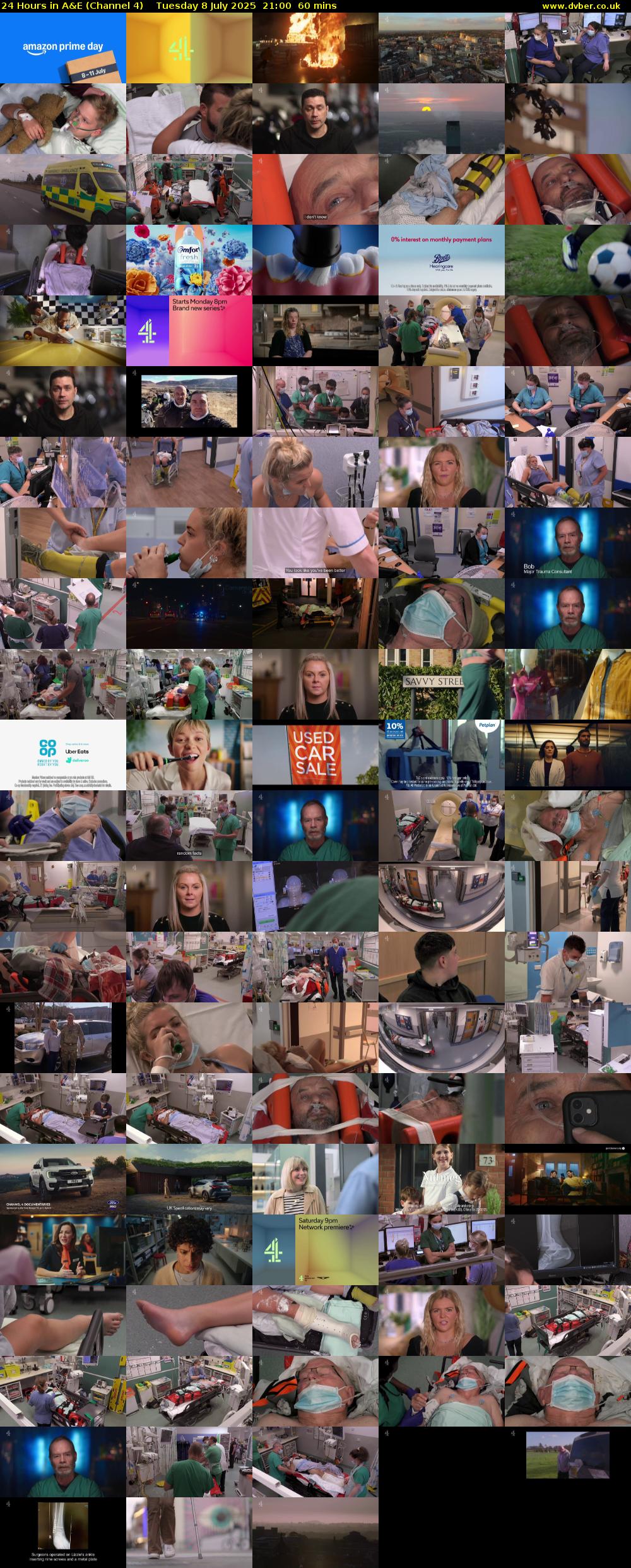 24 Hours in A&E (Channel 4) Tuesday 8 July 2025 21:00 - 22:00