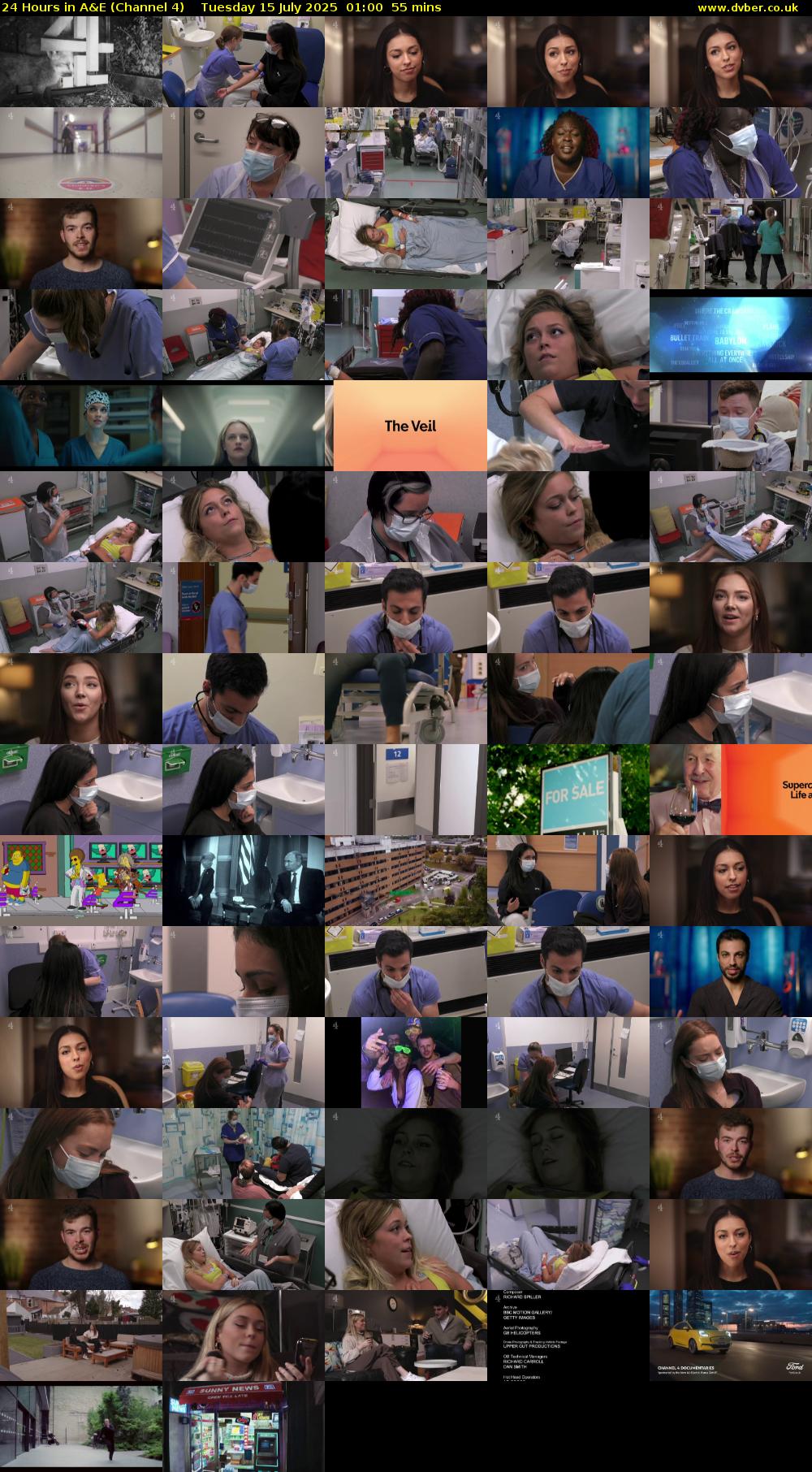 24 Hours in A&E (Channel 4) Tuesday 15 July 2025 01:00 - 01:55