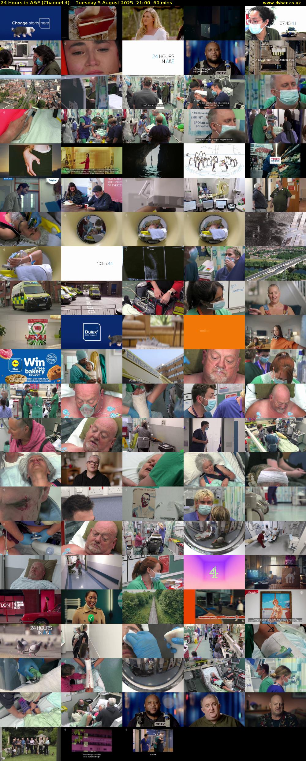 24 Hours in A&E (Channel 4) Tuesday 5 August 2025 21:00 - 22:00