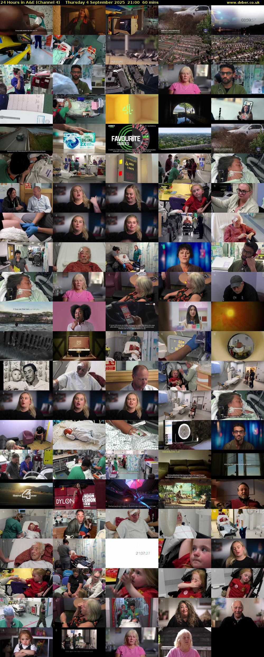 24 Hours in A&E (Channel 4) Thursday 4 September 2025 21:00 - 22:00
