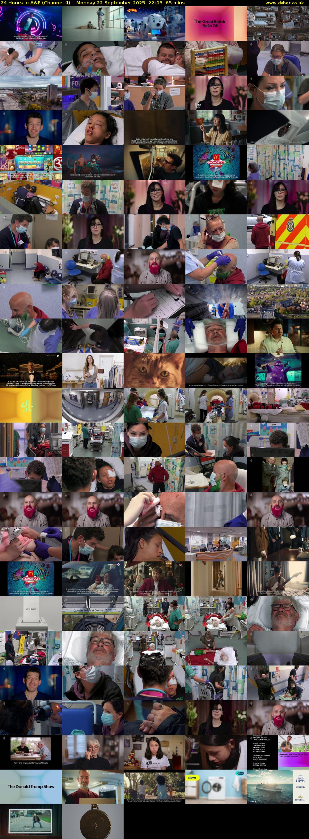 24 Hours in A&E (Channel 4) Monday 22 September 2025 22:05 - 23:10