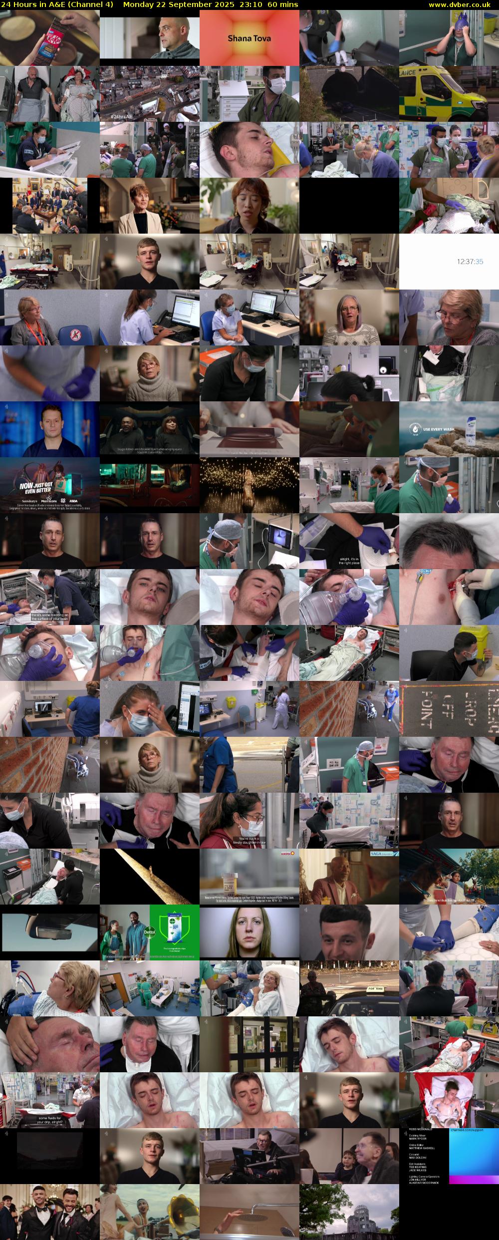 24 Hours in A&E (Channel 4) Monday 22 September 2025 23:10 - 00:10