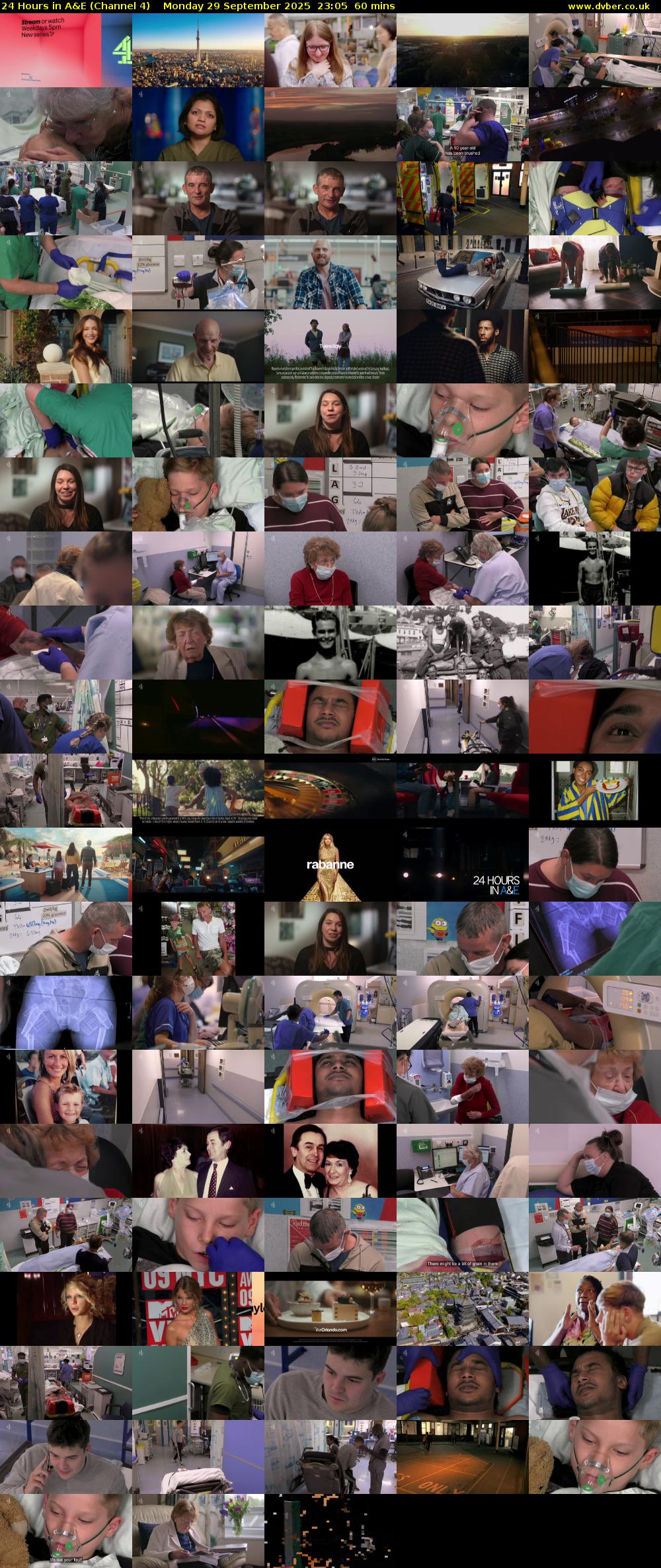 24 Hours in A&E (Channel 4) Monday 29 September 2025 23:05 - 00:05