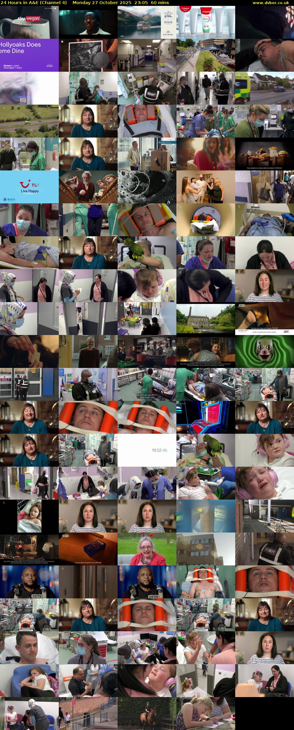 24 Hours in A&E (Channel 4) Monday 27 October 2025 23:05 - 00:05