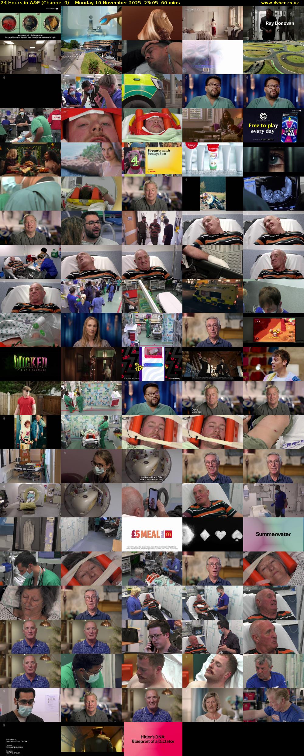 24 Hours in A&E (Channel 4) Monday 10 November 2025 23:05 - 00:05
