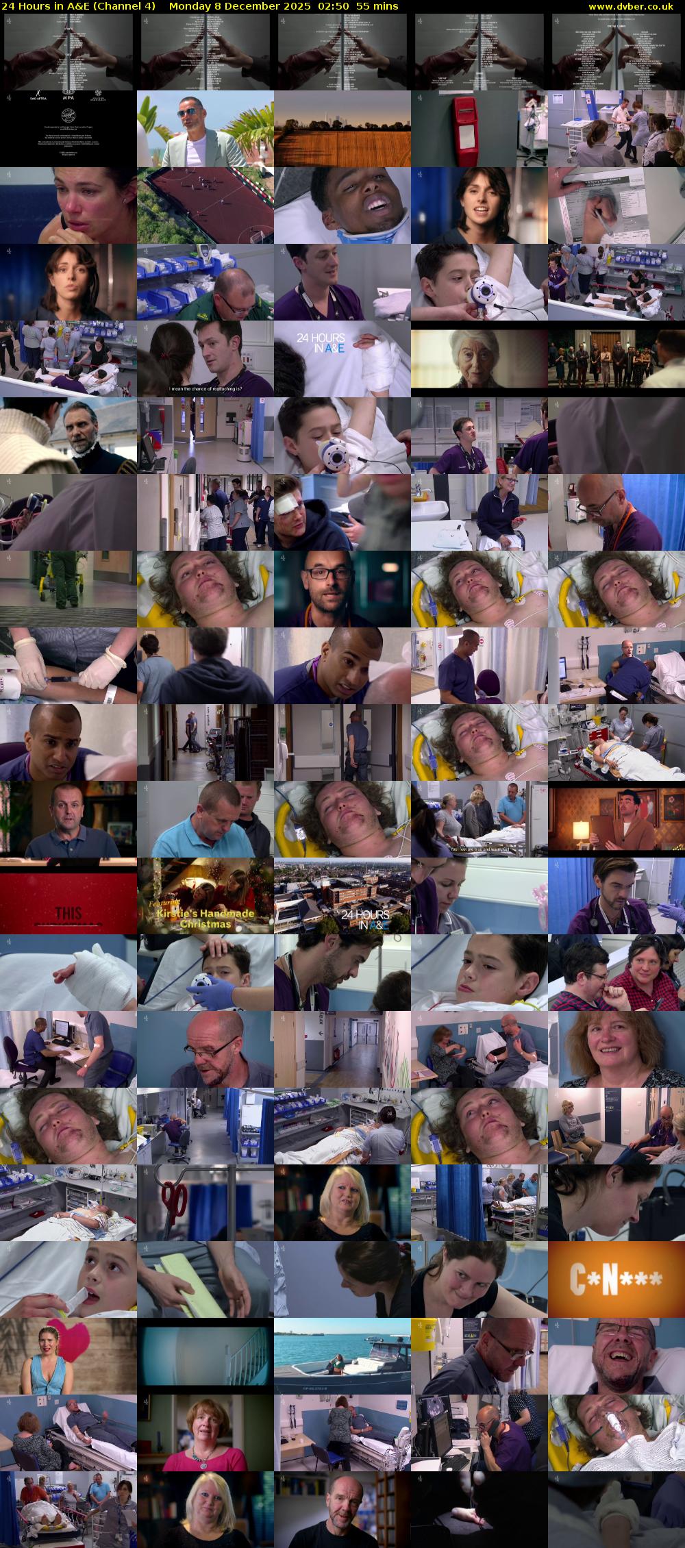 24 Hours in A&E (Channel 4) Monday 8 December 2025 02:50 - 03:45
