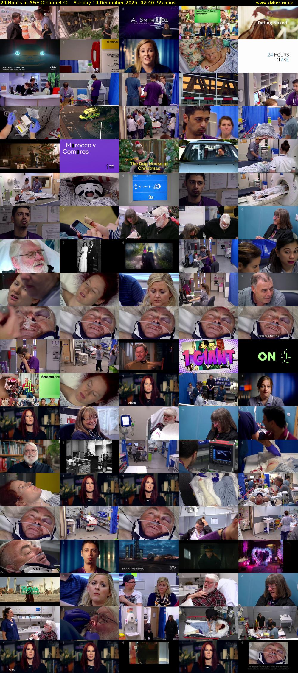 24 Hours in A&E (Channel 4) Sunday 14 December 2025 02:40 - 03:35