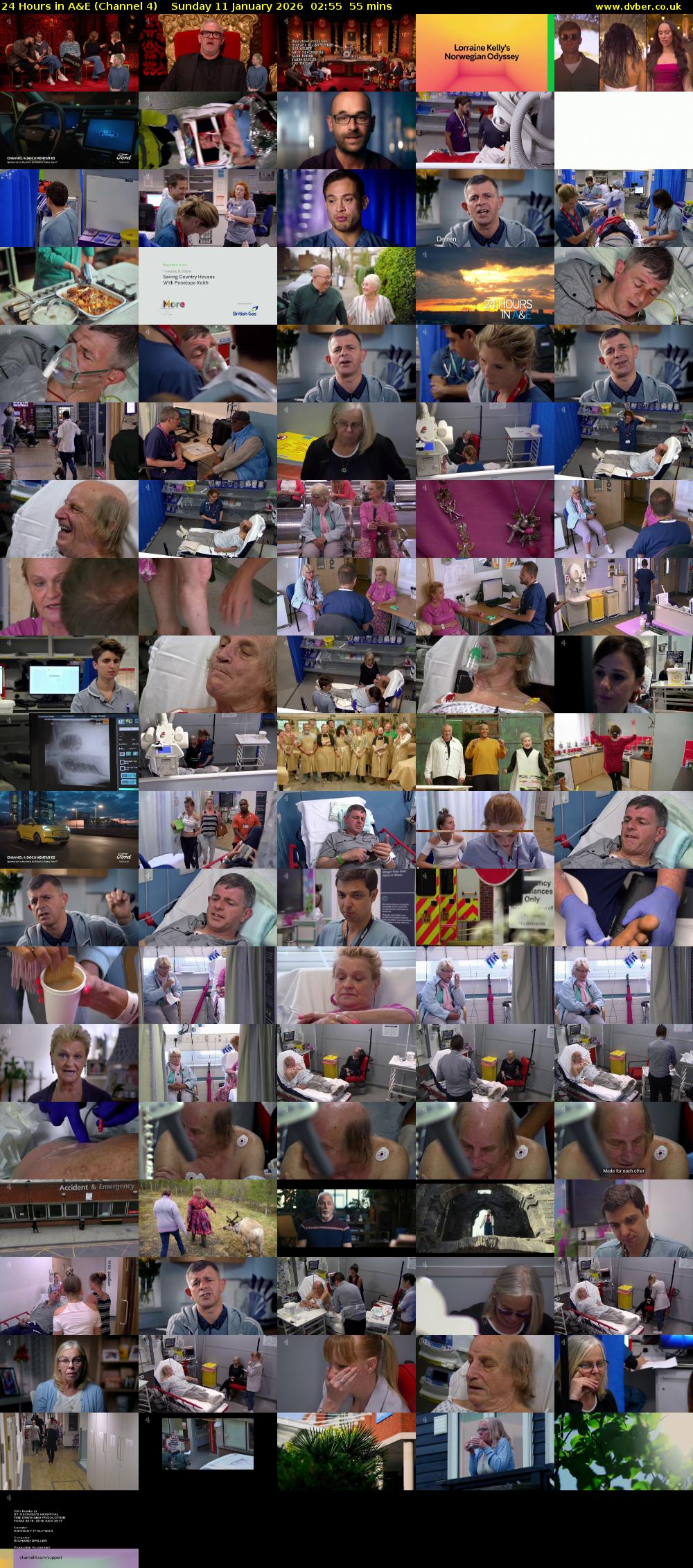 24 Hours in A&E (Channel 4) Sunday 11 January 2026 02:55 - 03:50