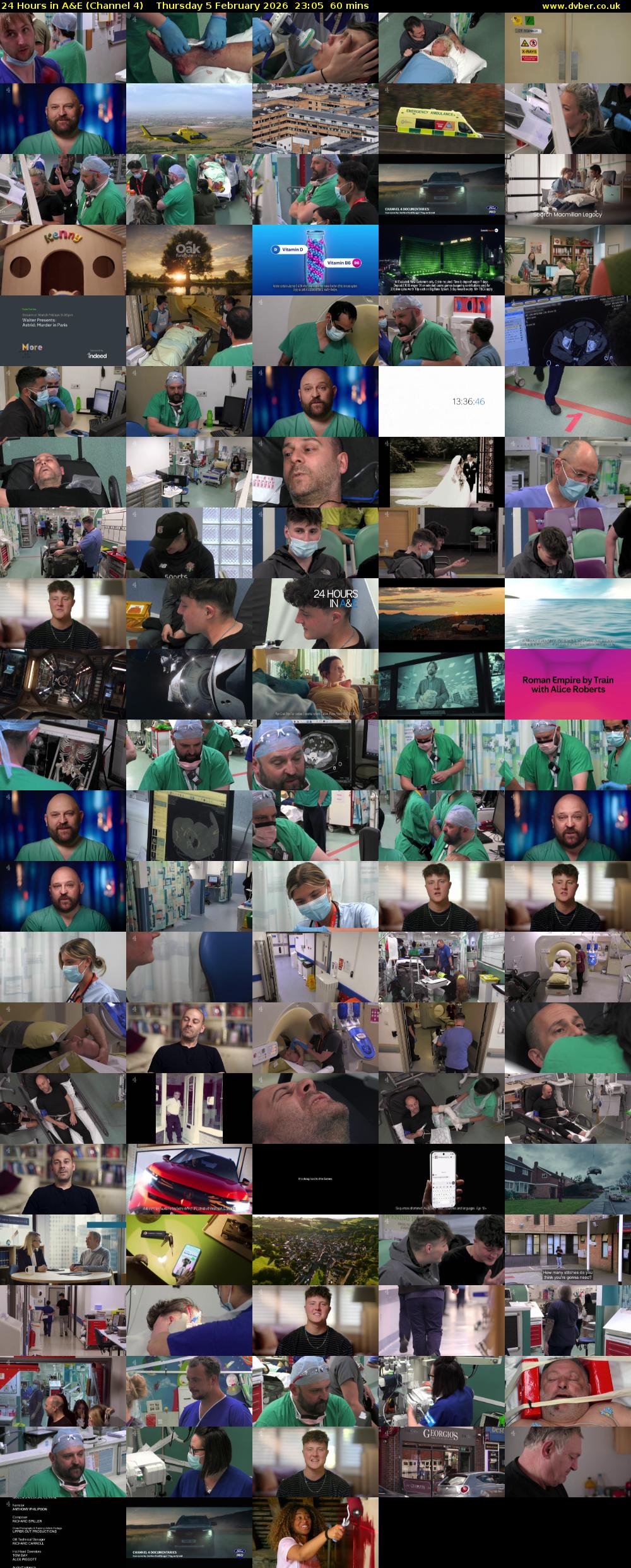 24 Hours in A&E (Channel 4) Thursday 5 February 2026 23:05 - 00:05
