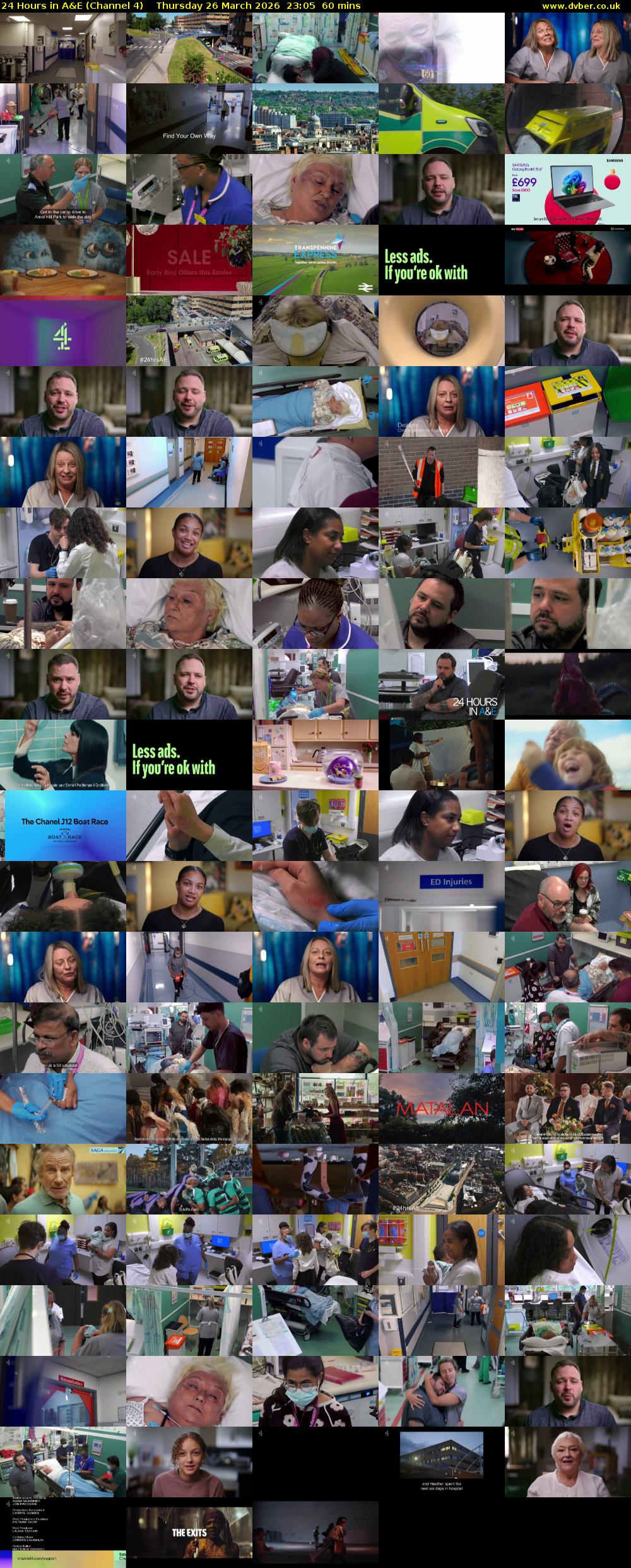 24 Hours in A&E (Channel 4) Thursday 26 March 2026 23:05 - 00:05