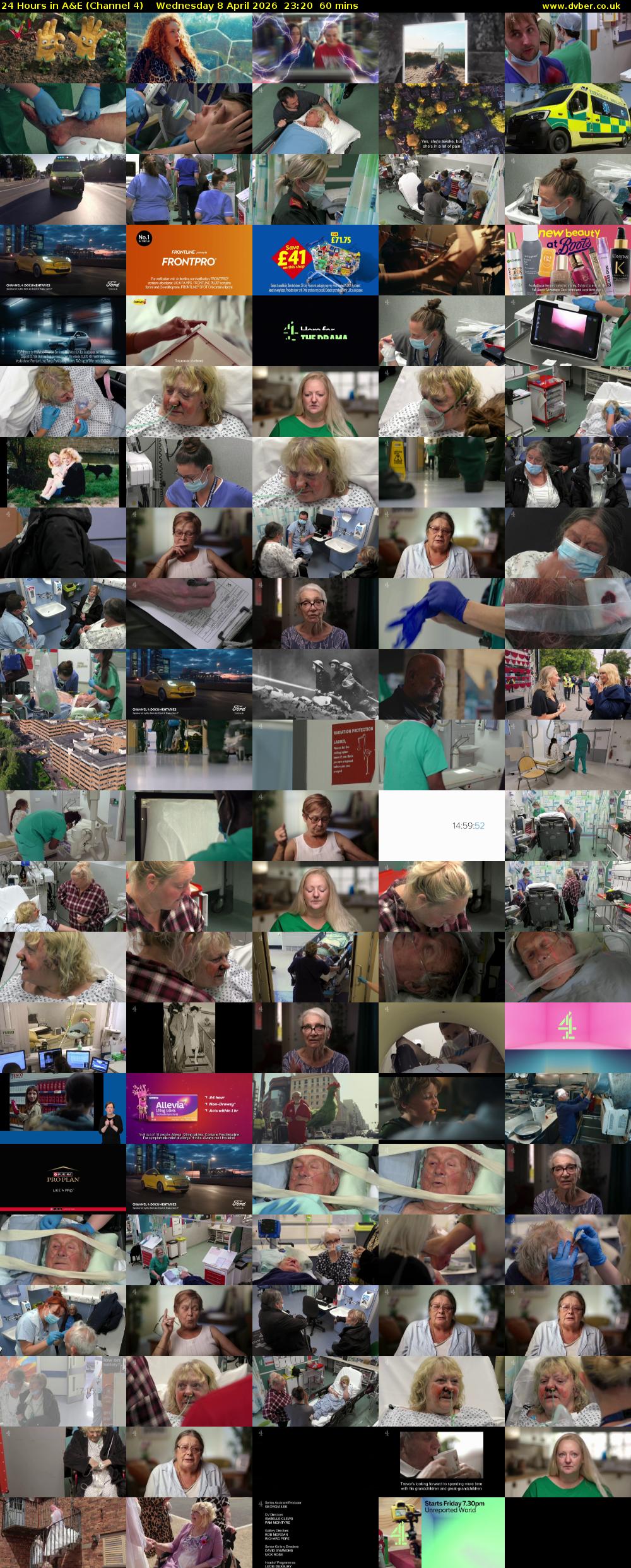 24 Hours in A&E (Channel 4) Wednesday 8 April 2026 23:20 - 00:20