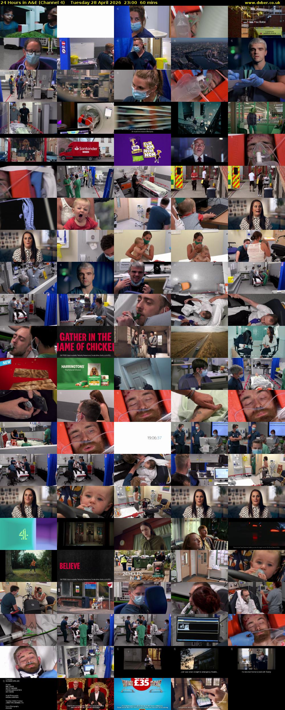24 Hours in A&E (Channel 4) Tuesday 28 April 2026 23:00 - 00:00