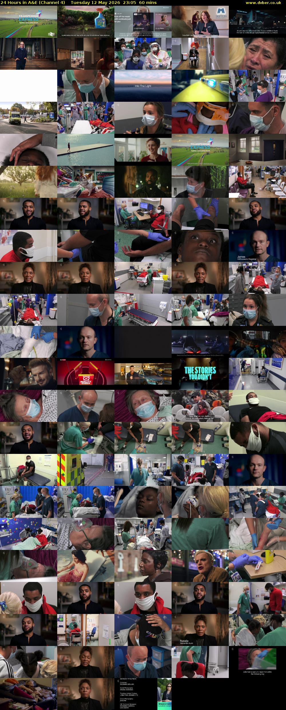 24 Hours in A&E (Channel 4) Tuesday 12 May 2026 23:05 - 00:05