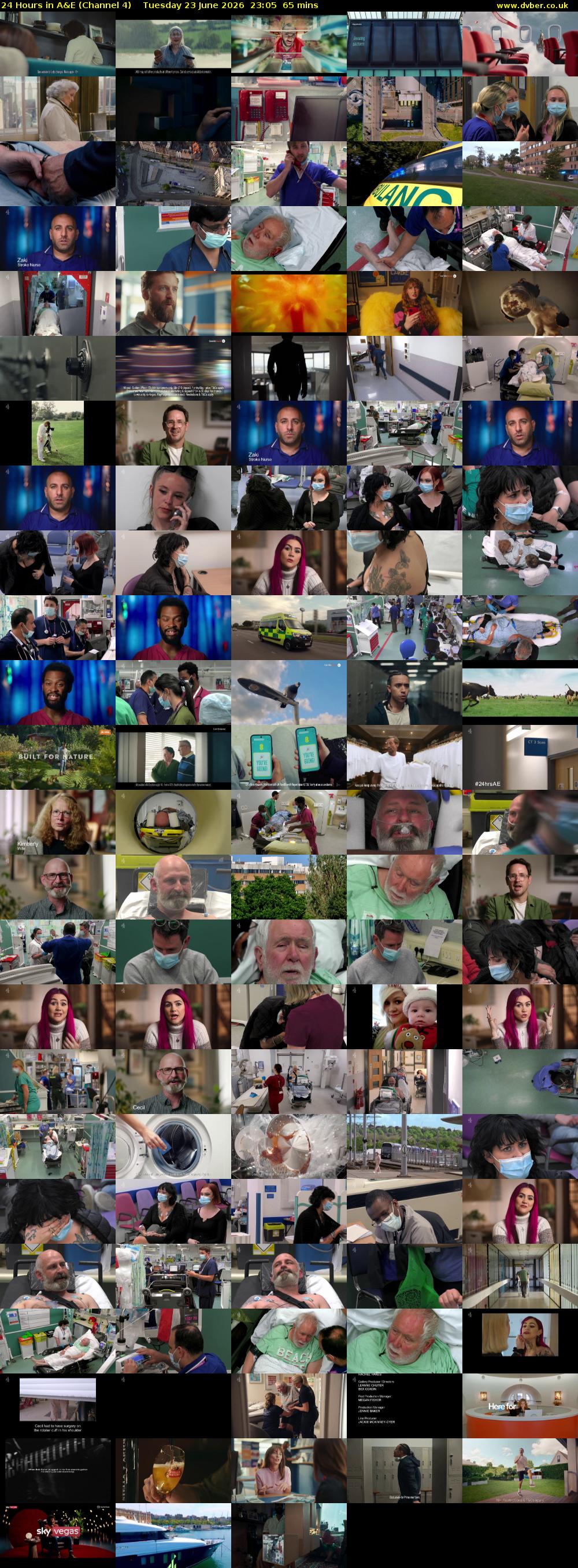 24 Hours in A&E (Channel 4) Tuesday 23 June 2026 23:05 - 00:10