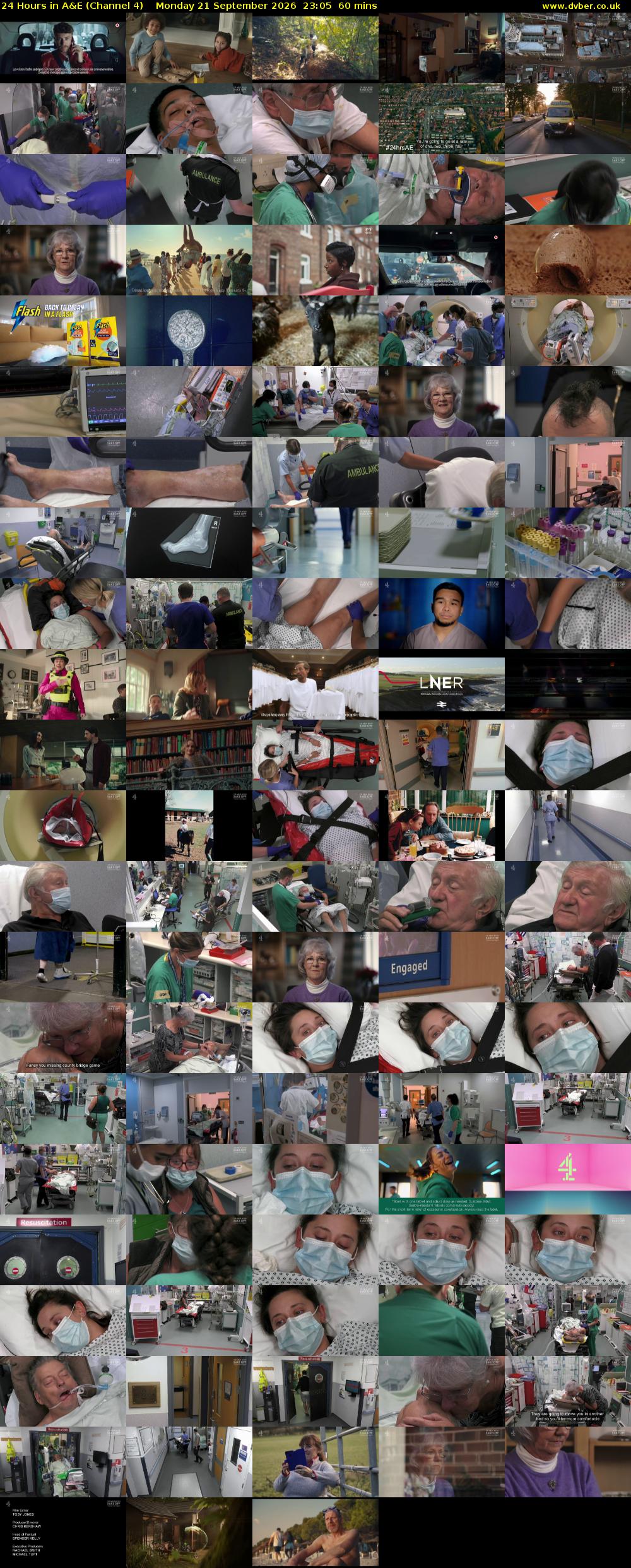 24 Hours in A&E (Channel 4) Monday 21 September 2026 23:05 - 00:05