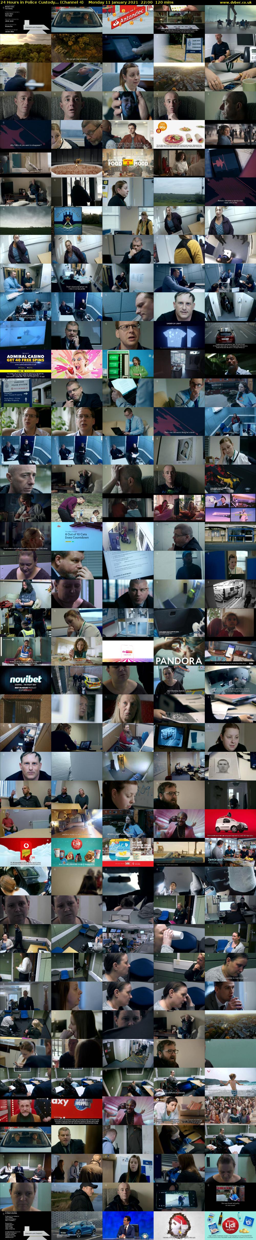 24 Hours in Police Custody... (Channel 4) Monday 11 January 2021 22:00 - 00:00