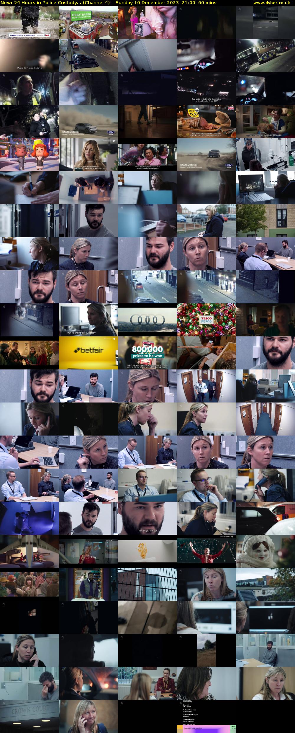 24 Hours in Police Custody... (Channel 4) Sunday 10 December 2023 21:00 - 22:00