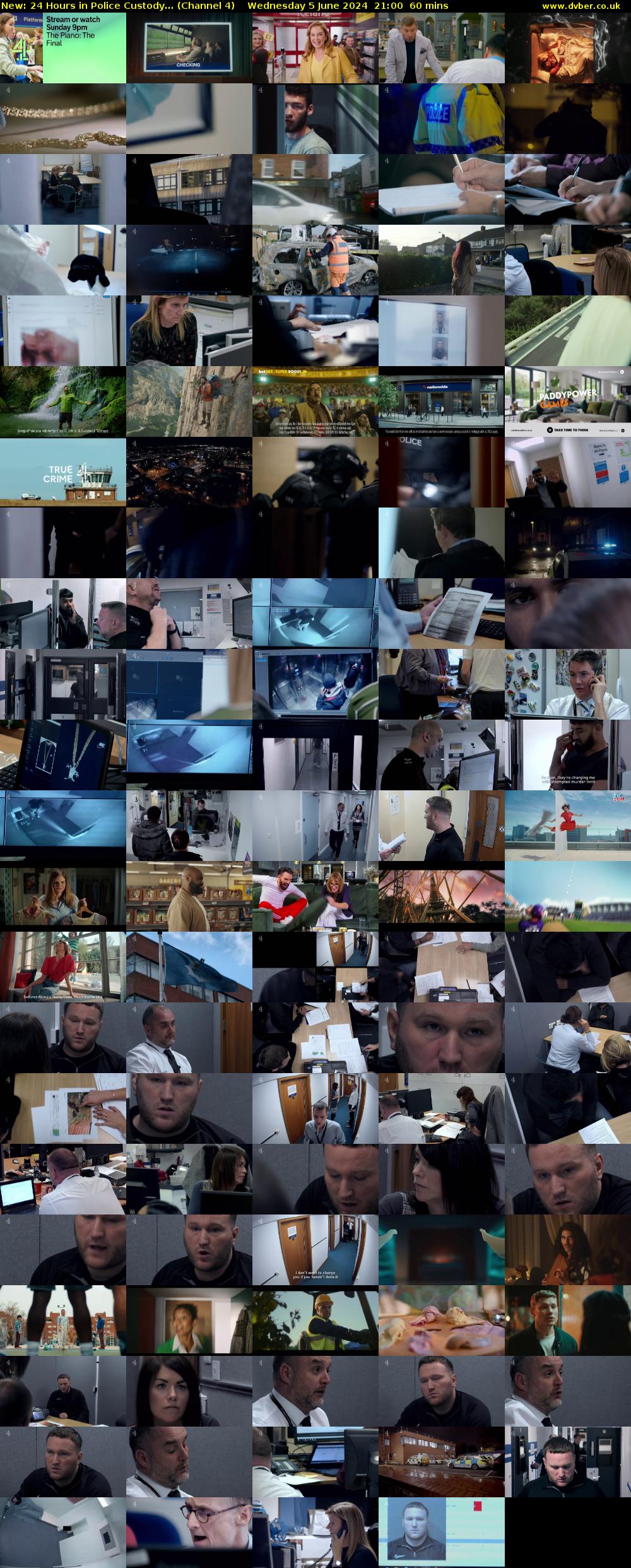 24 Hours in Police Custody... (Channel 4) Wednesday 5 June 2024 21:00 - 22:00