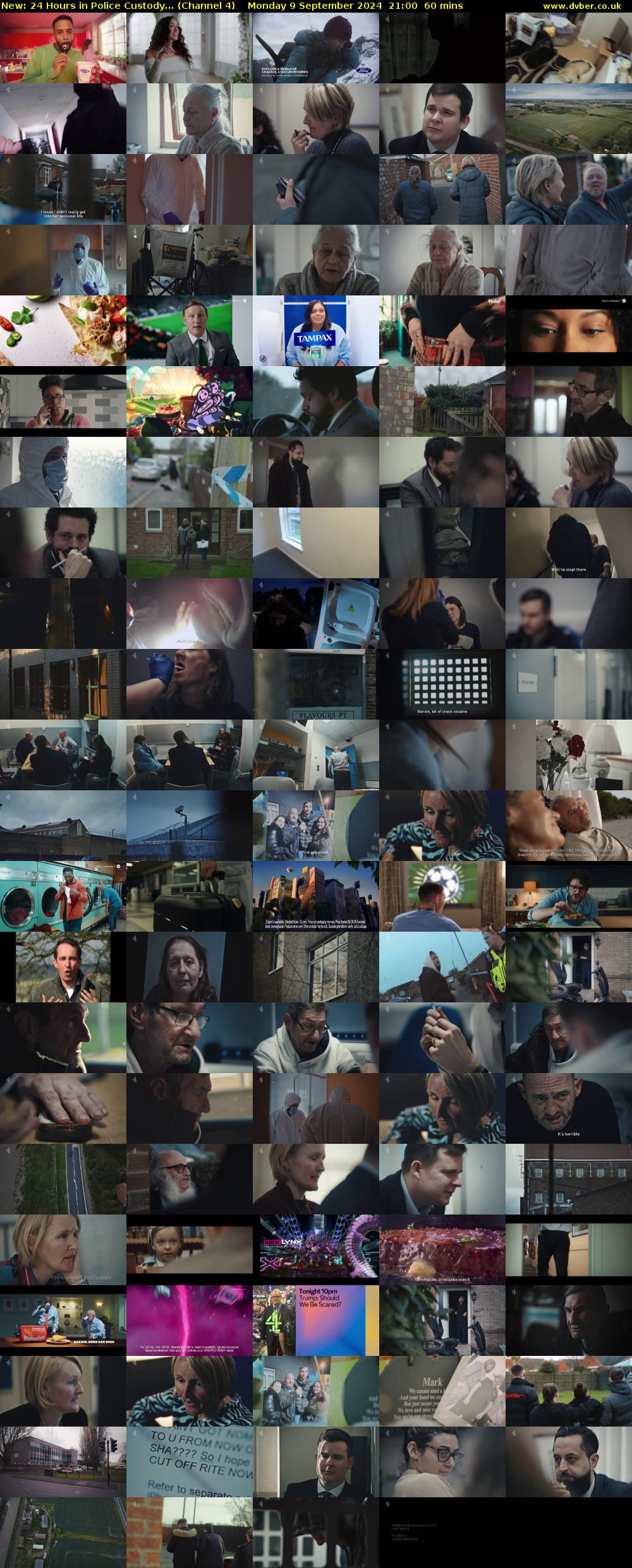 24 Hours in Police Custody... (Channel 4) Monday 9 September 2024 21:00 - 22:00