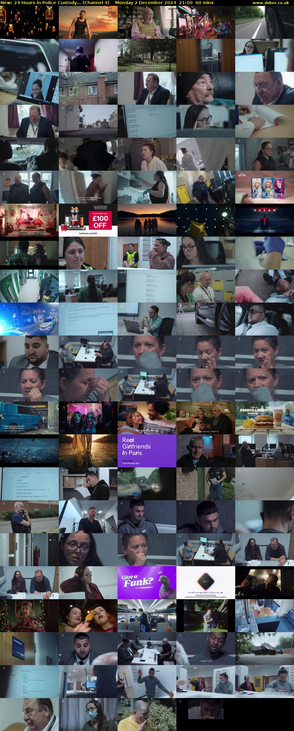 24 Hours in Police Custody... (Channel 4) Monday 2 December 2024 21:00 - 22:00