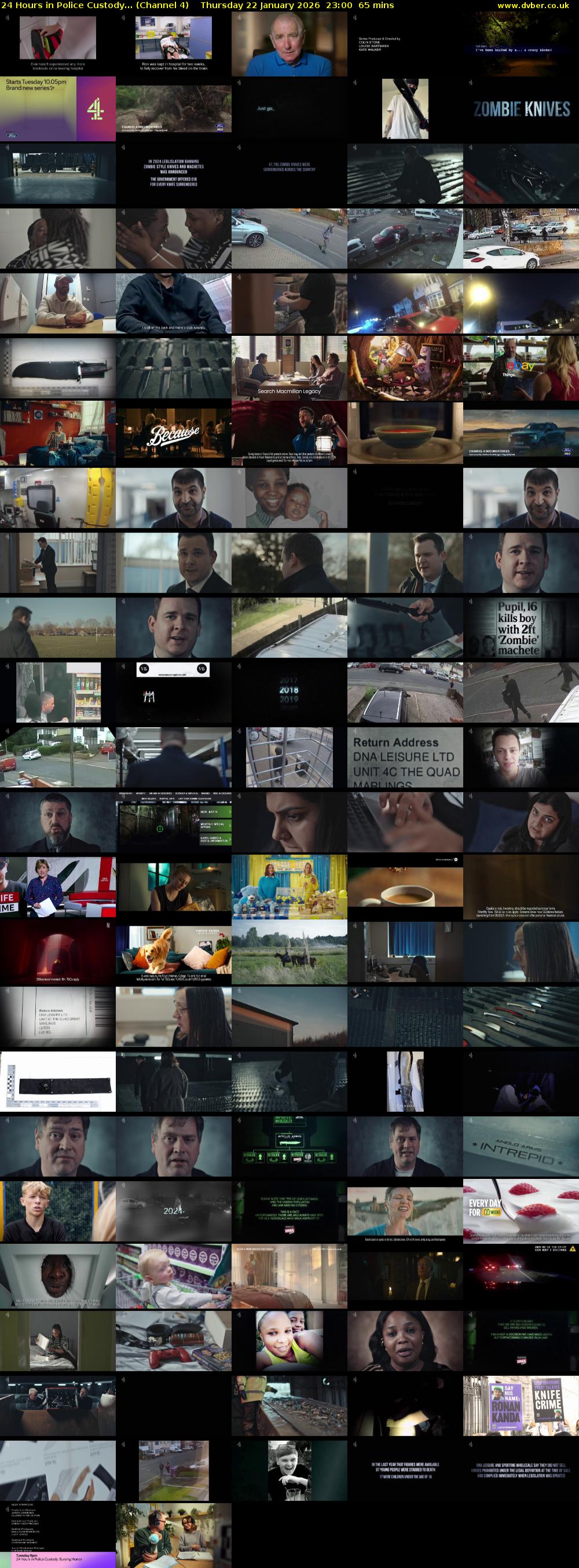 24 Hours in Police Custody... (Channel 4) Thursday 22 January 2026 23:00 - 00:05