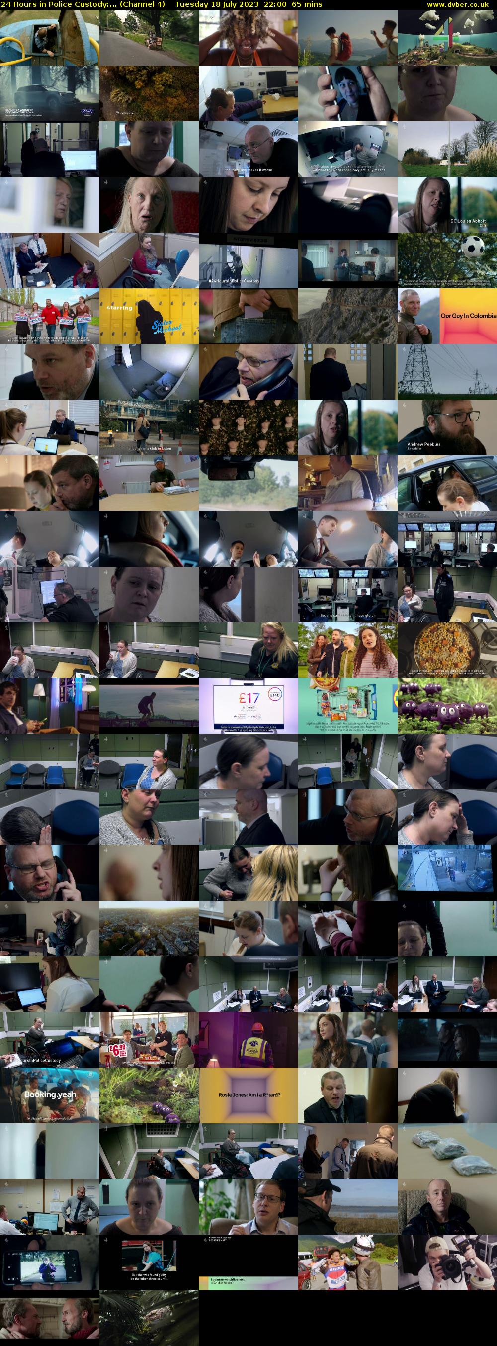 24 Hours in Police Custody:... (Channel 4) Tuesday 18 July 2023 22:00 - 23:05