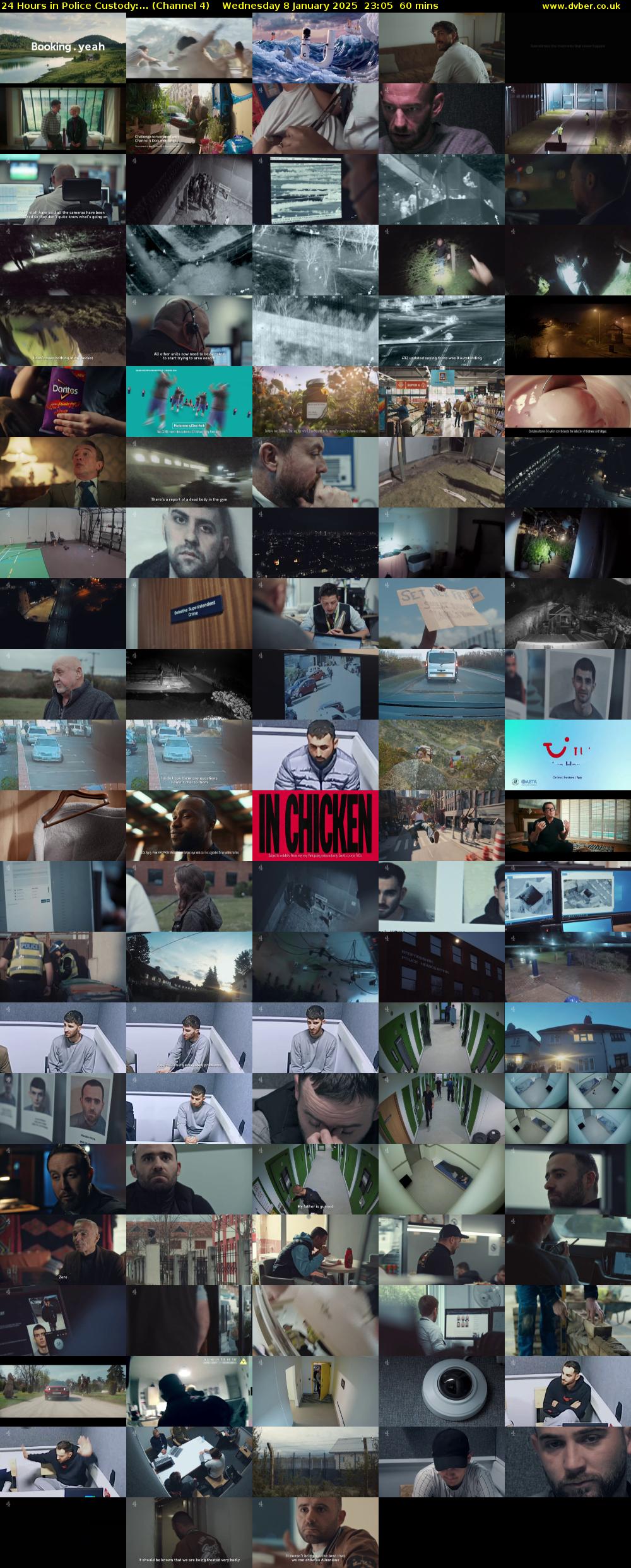 24 Hours in Police Custody:... (Channel 4) Wednesday 8 January 2025 23:05 - 00:05