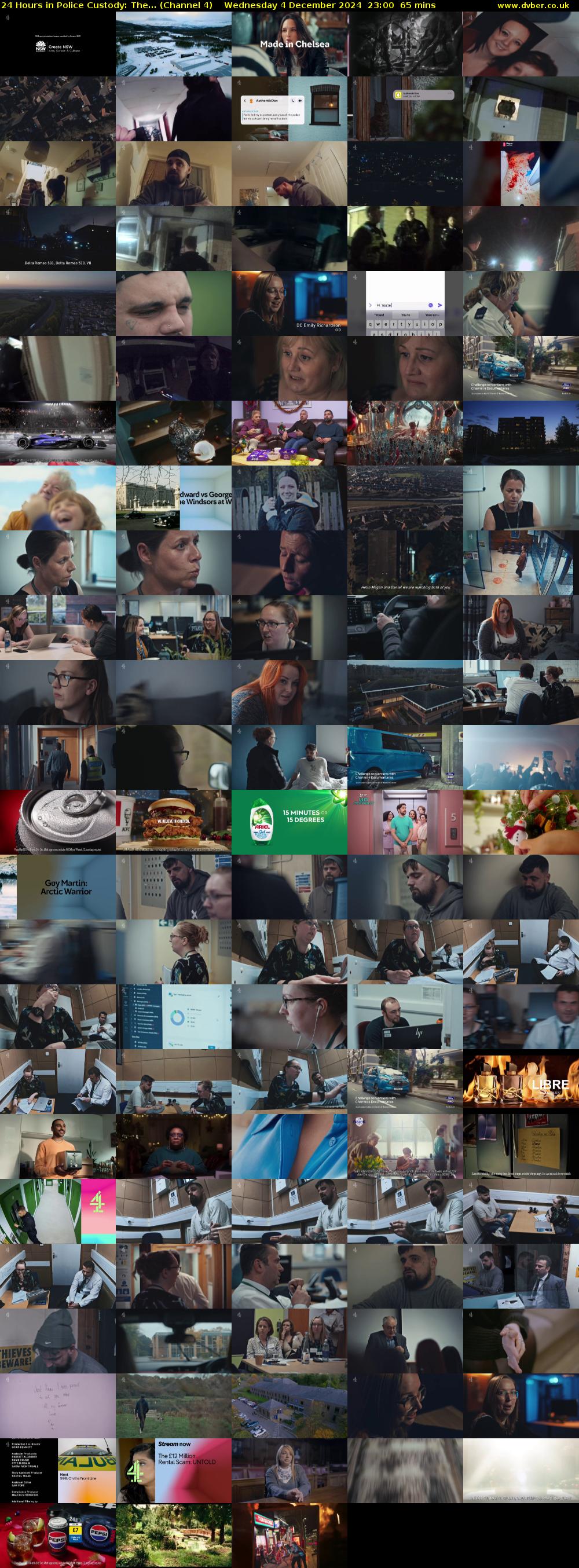 24 Hours in Police Custody: The... (Channel 4) Wednesday 4 December 2024 23:00 - 00:05