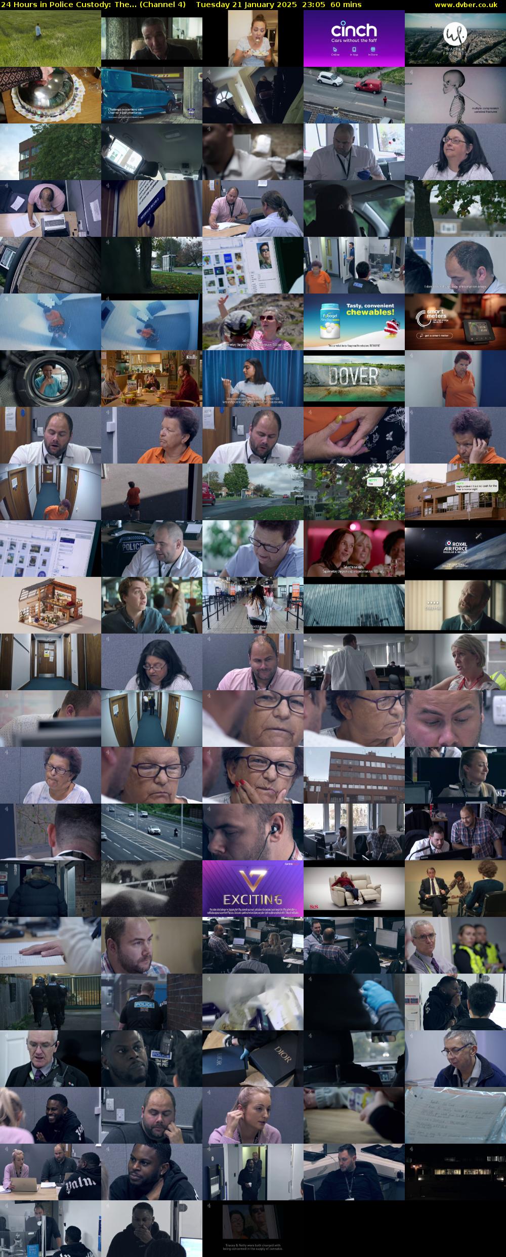 24 Hours in Police Custody: The... (Channel 4) Tuesday 21 January 2025 23:05 - 00:05