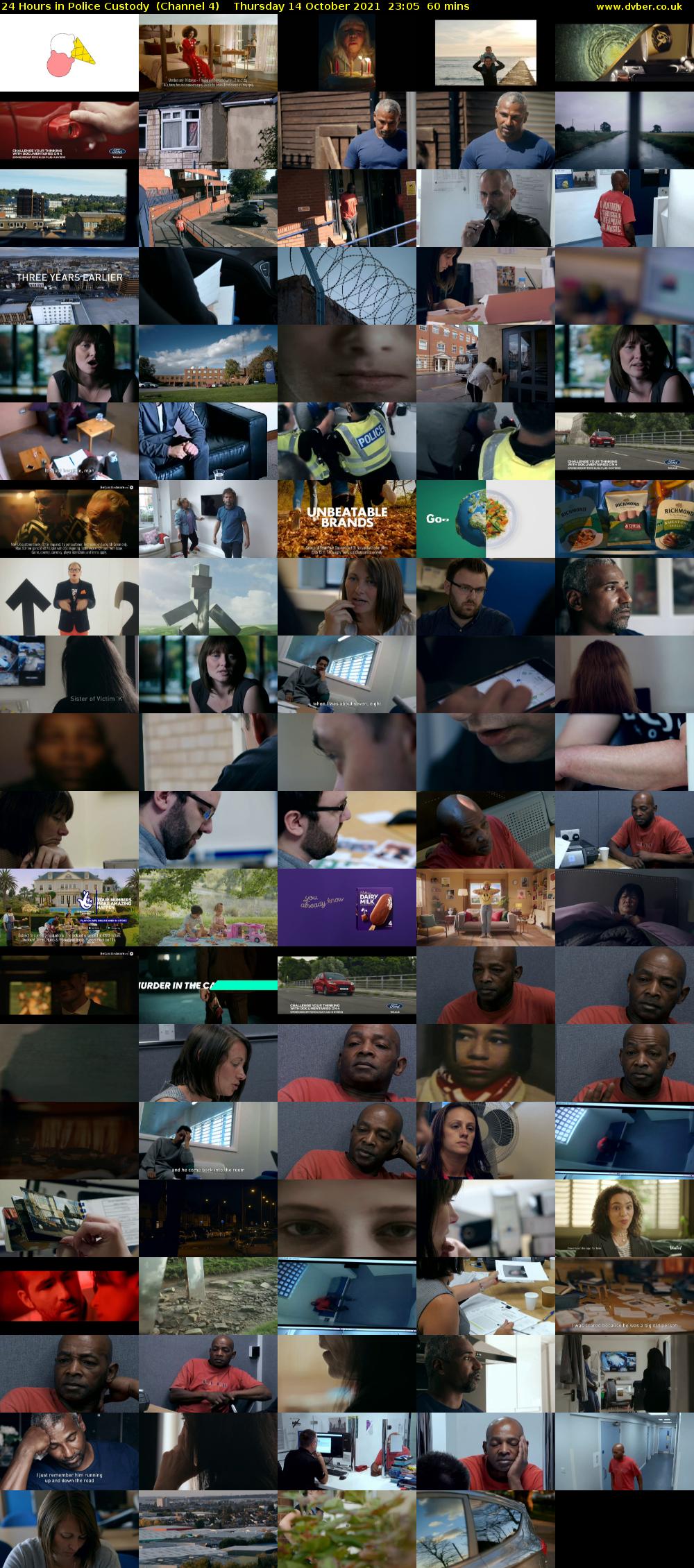 24 Hours in Police Custody  (Channel 4) Thursday 14 October 2021 23:05 - 00:05