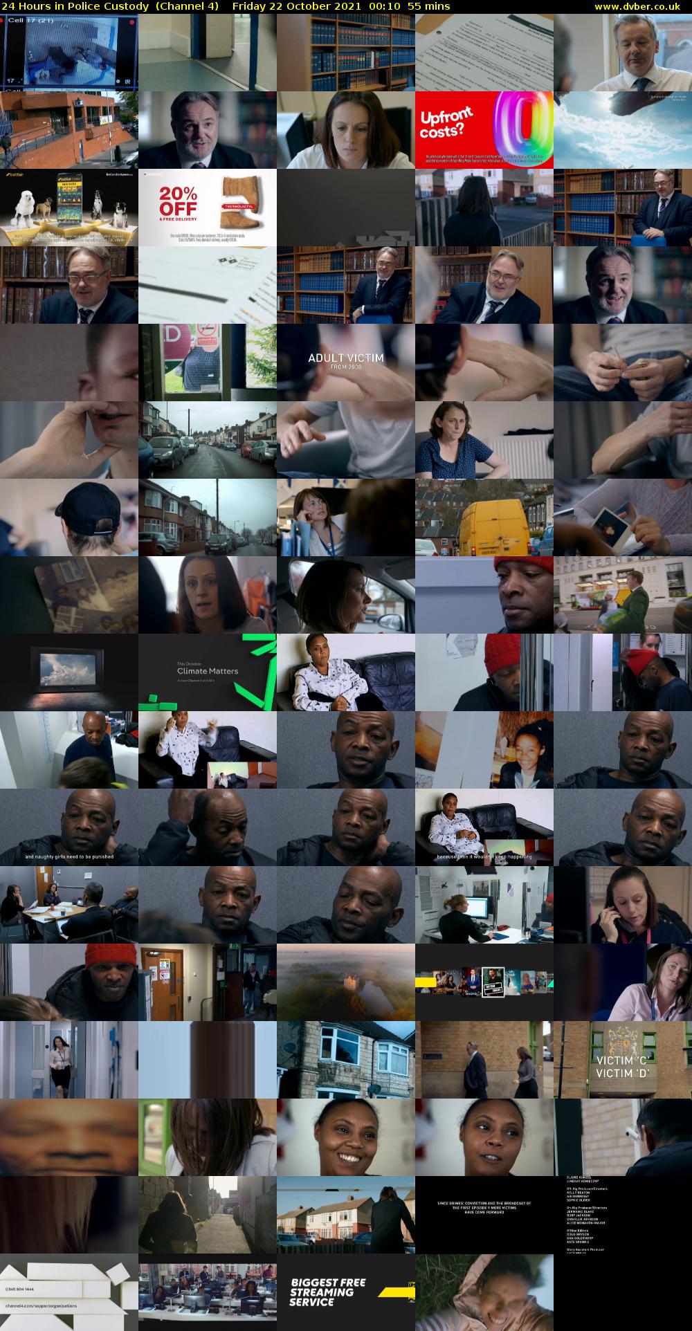 24 Hours in Police Custody  (Channel 4) Friday 22 October 2021 00:10 - 01:05