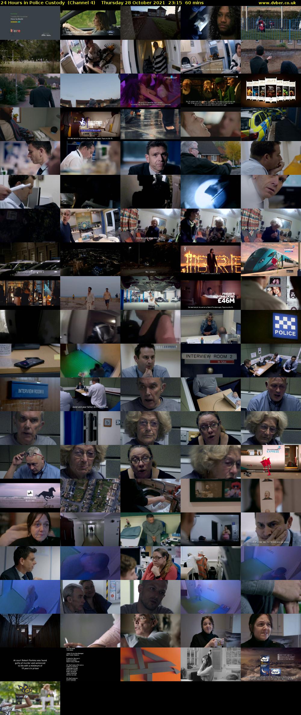 24 Hours in Police Custody  (Channel 4) Thursday 28 October 2021 23:15 - 00:15