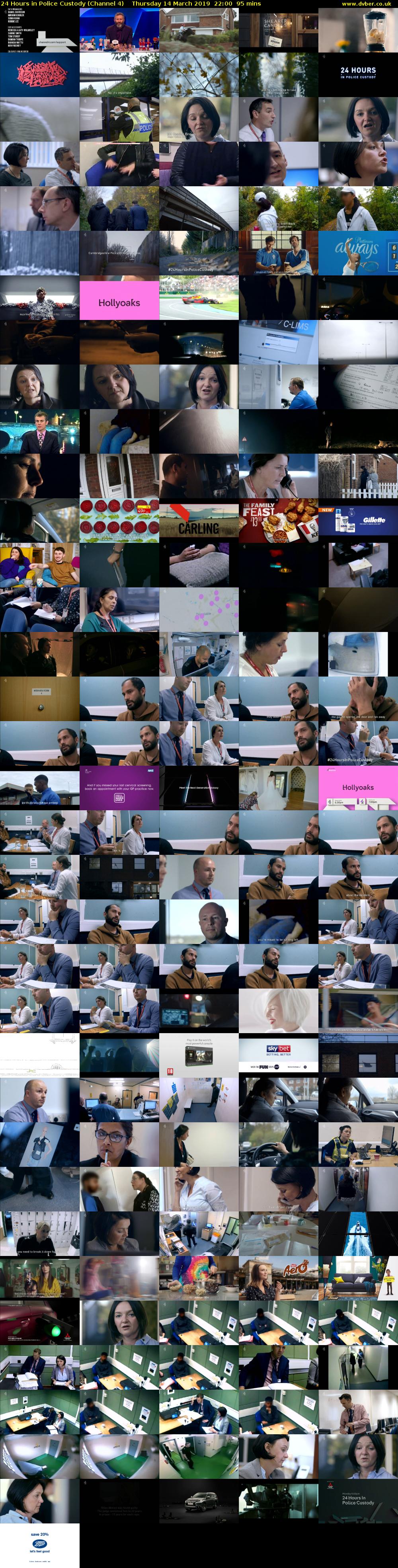 24 Hours in Police Custody (Channel 4) Thursday 14 March 2019 22:00 - 23:35