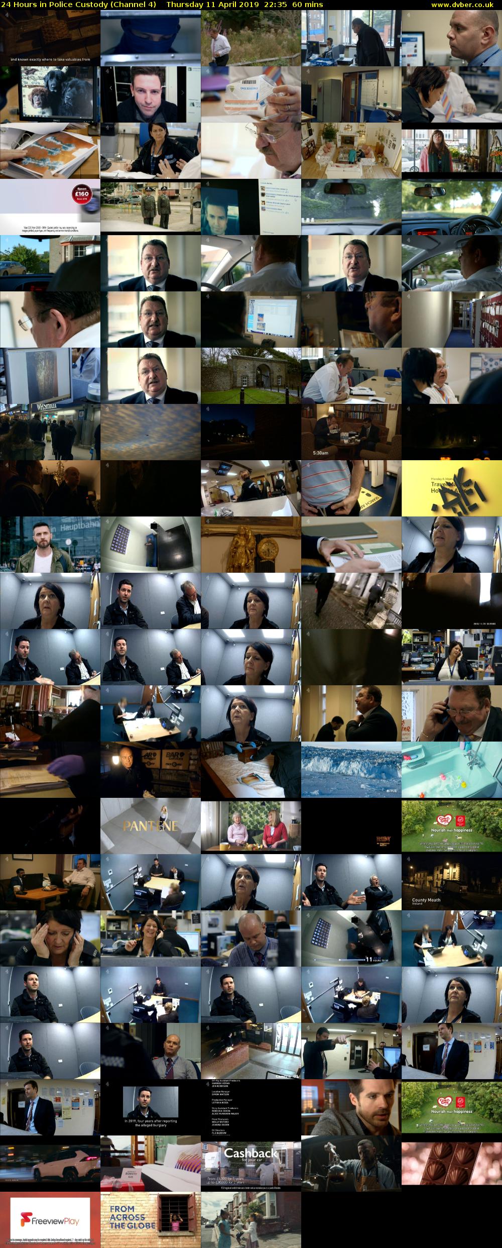 24 Hours in Police Custody (Channel 4) Thursday 11 April 2019 22:35 - 23:35