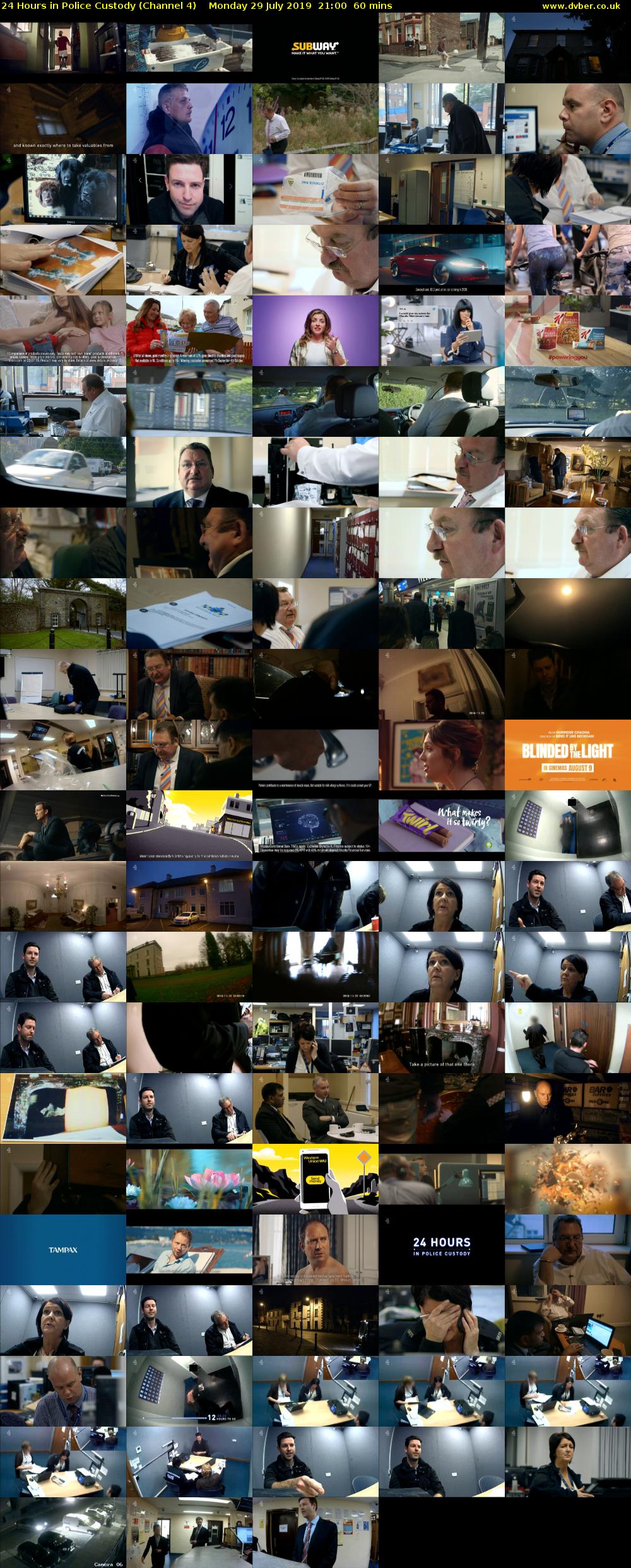 24 Hours in Police Custody (Channel 4) Monday 29 July 2019 21:00 - 22:00
