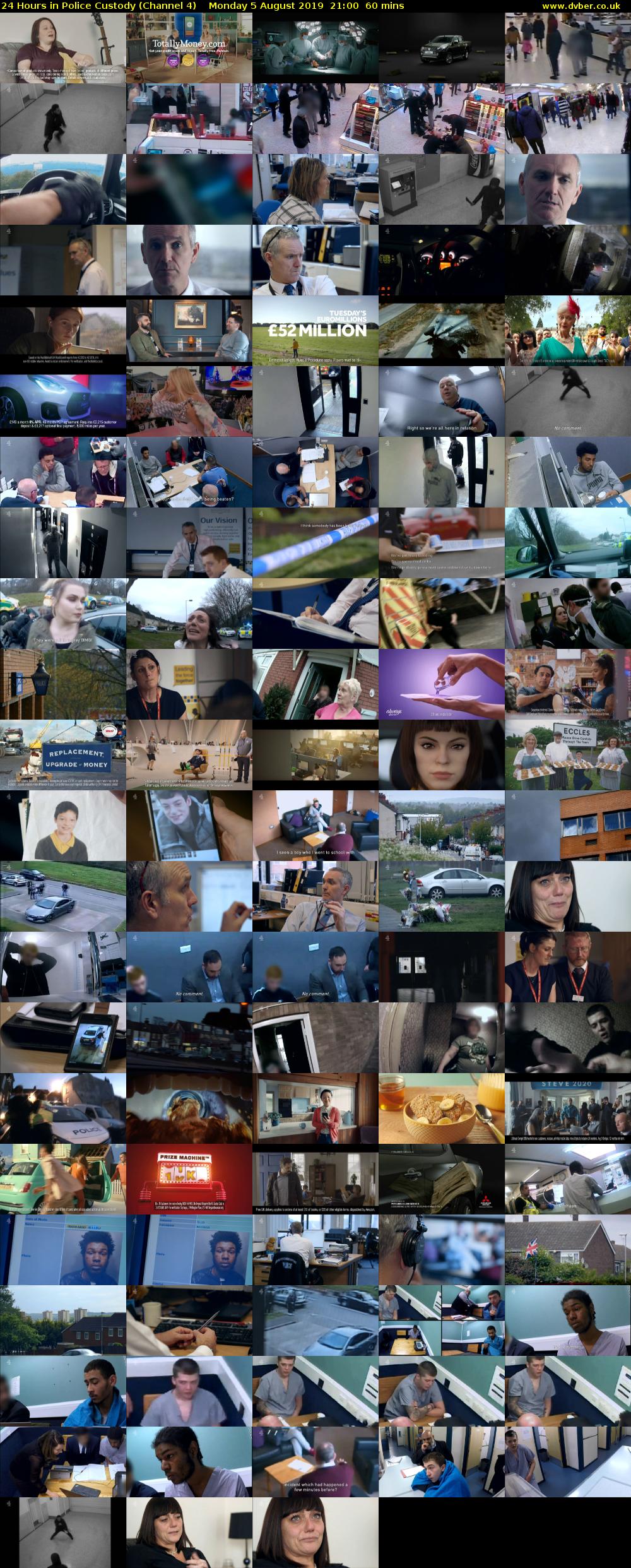 24 Hours in Police Custody (Channel 4) Monday 5 August 2019 21:00 - 22:00