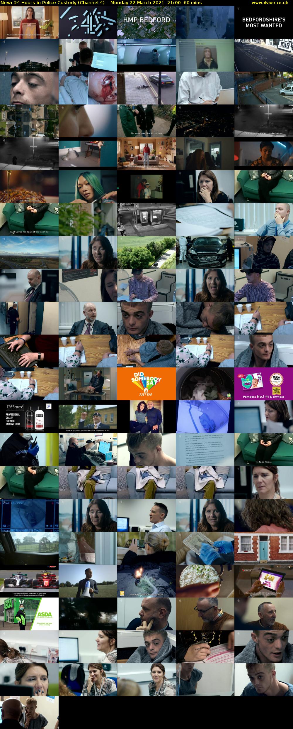 24 Hours in Police Custody (Channel 4) Monday 22 March 2021 21:00 - 22:00