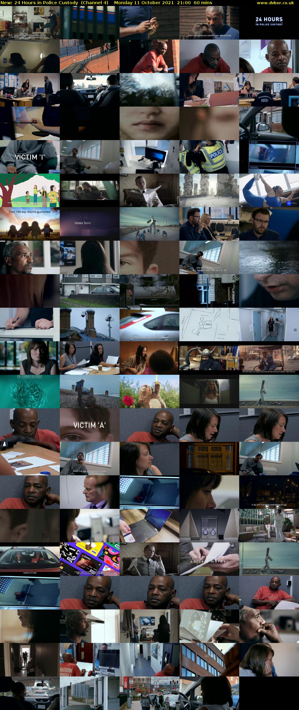24 Hours in Police Custody (Channel 4) Monday 11 October 2021 21:00 - 22:00