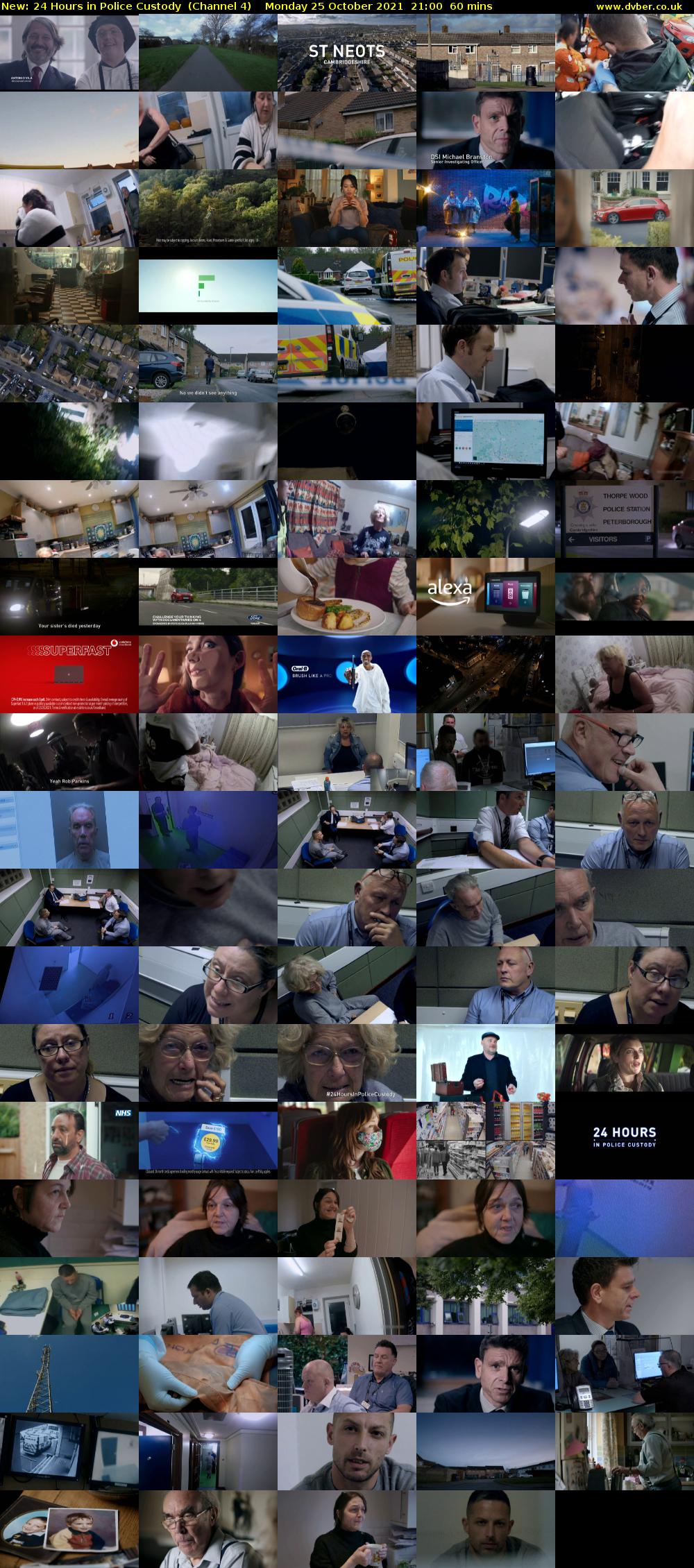 24 Hours in Police Custody (Channel 4) Monday 25 October 2021 21:00 - 22:00