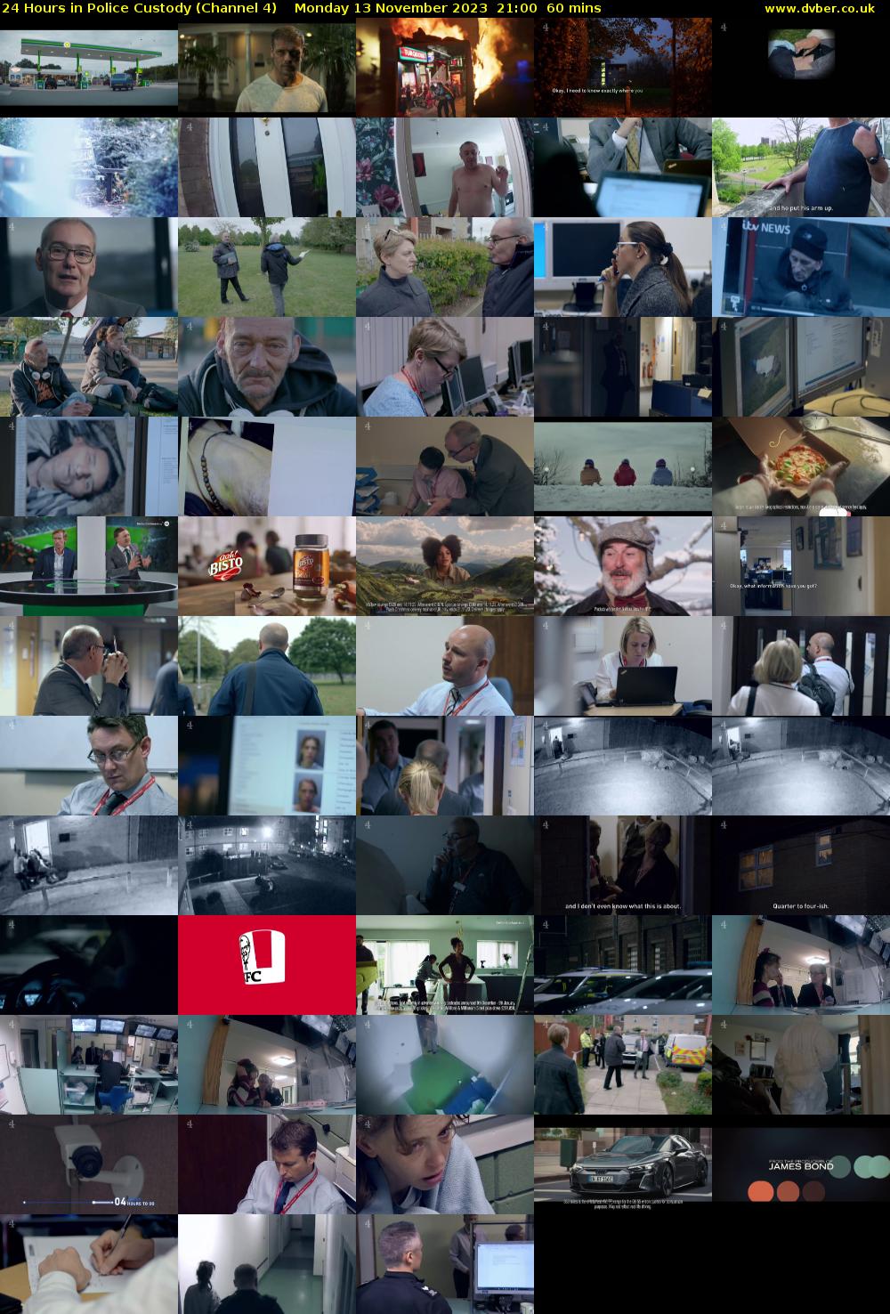 24 Hours in Police Custody (Channel 4) Monday 13 November 2023 21:00 - 22:00