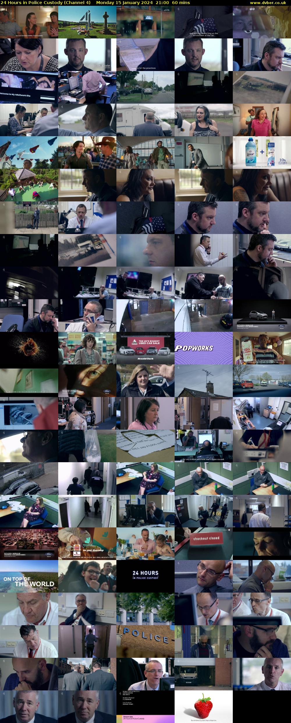 24 Hours in Police Custody (Channel 4) Monday 15 January 2024 21:00 - 22:00