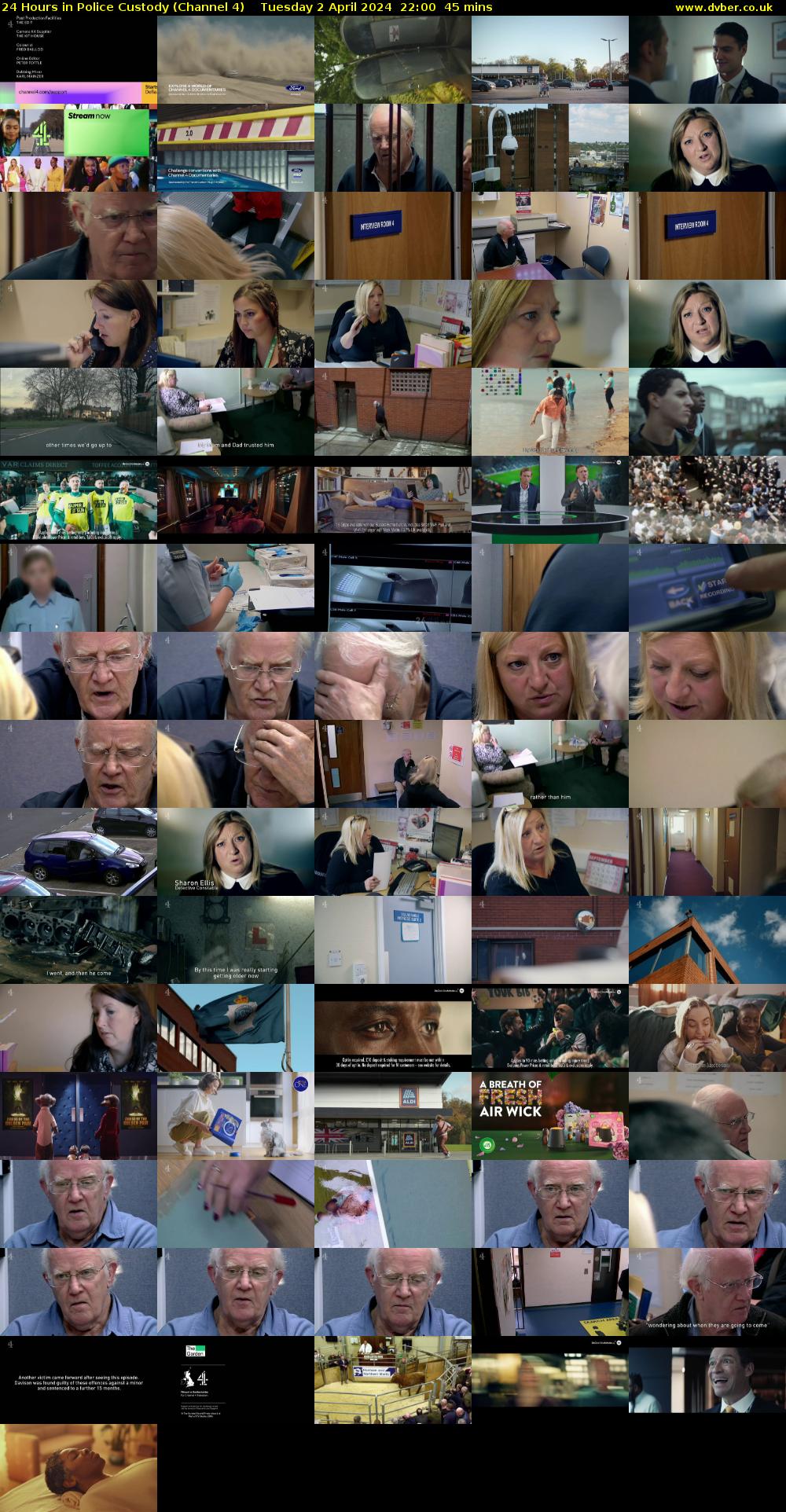 24 Hours in Police Custody (Channel 4) Tuesday 2 April 2024 22:00 - 22:45