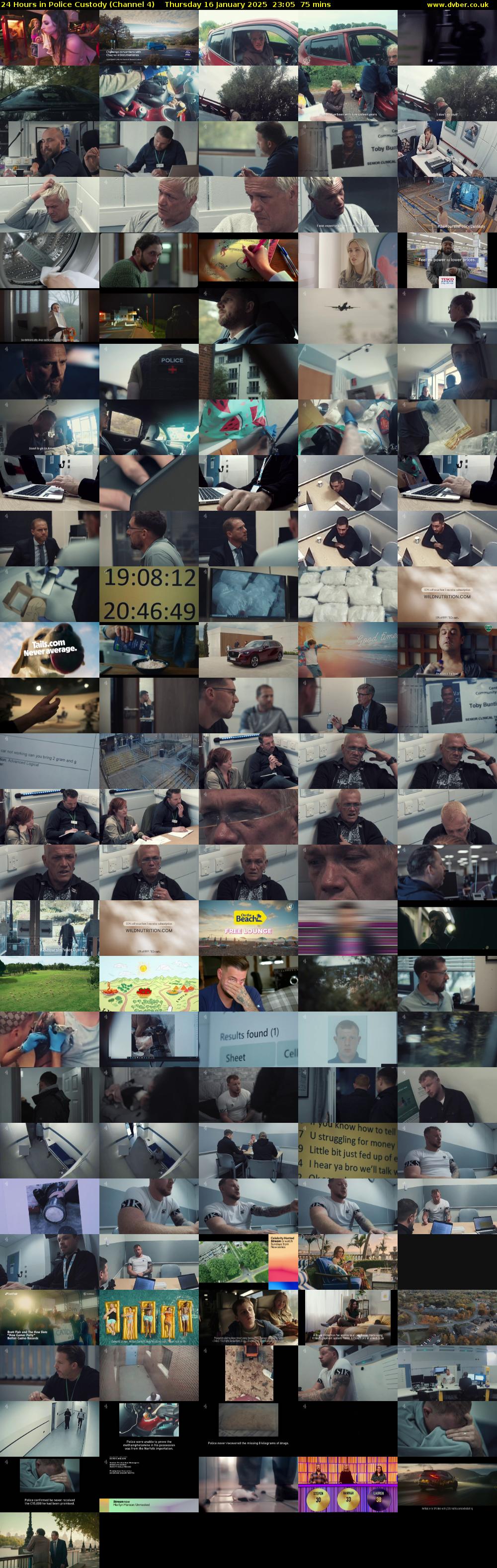 24 Hours in Police Custody (Channel 4) Thursday 16 January 2025 23:05 - 00:20